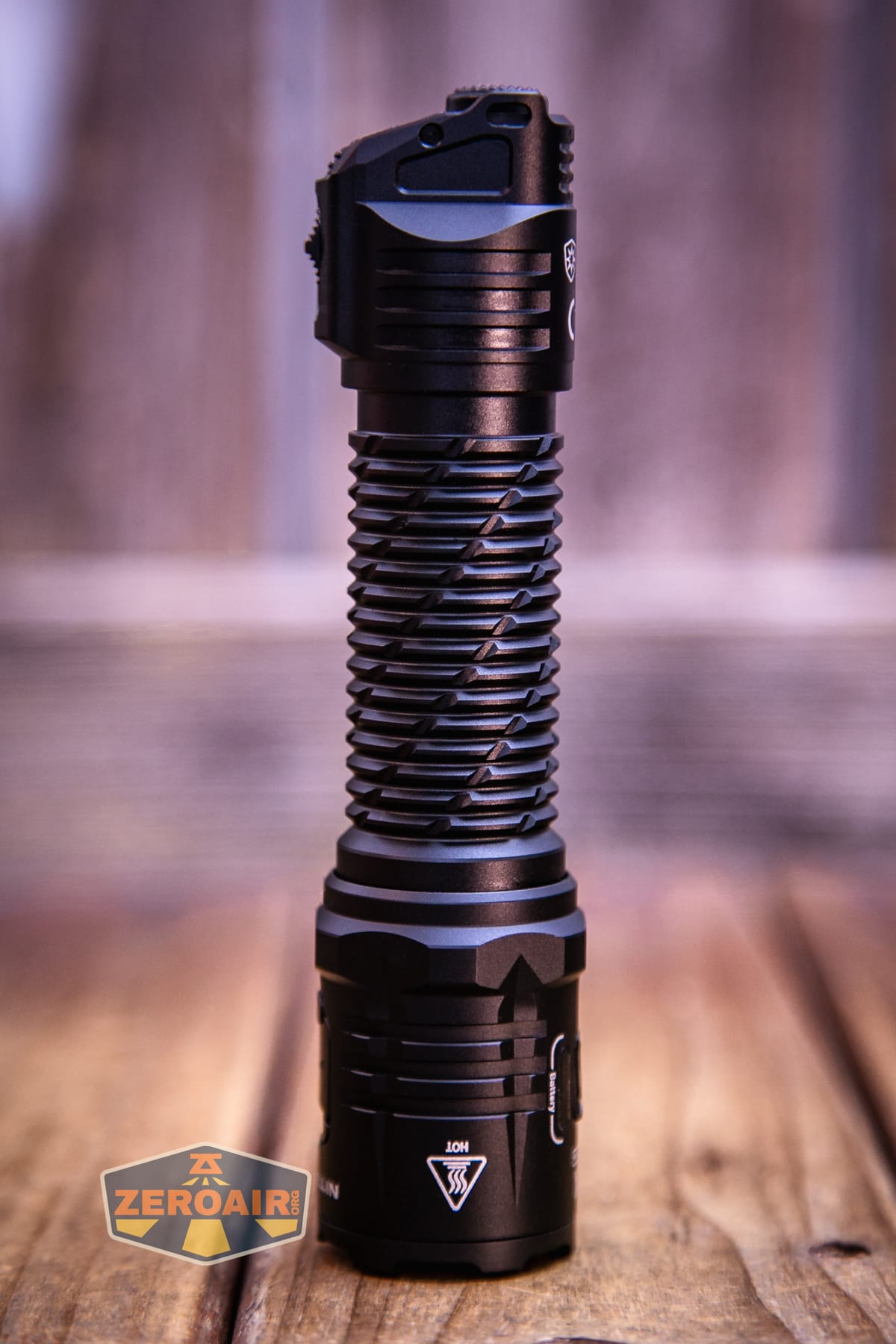 Nitecore P27iX customizable tactical flashlight showing all sides