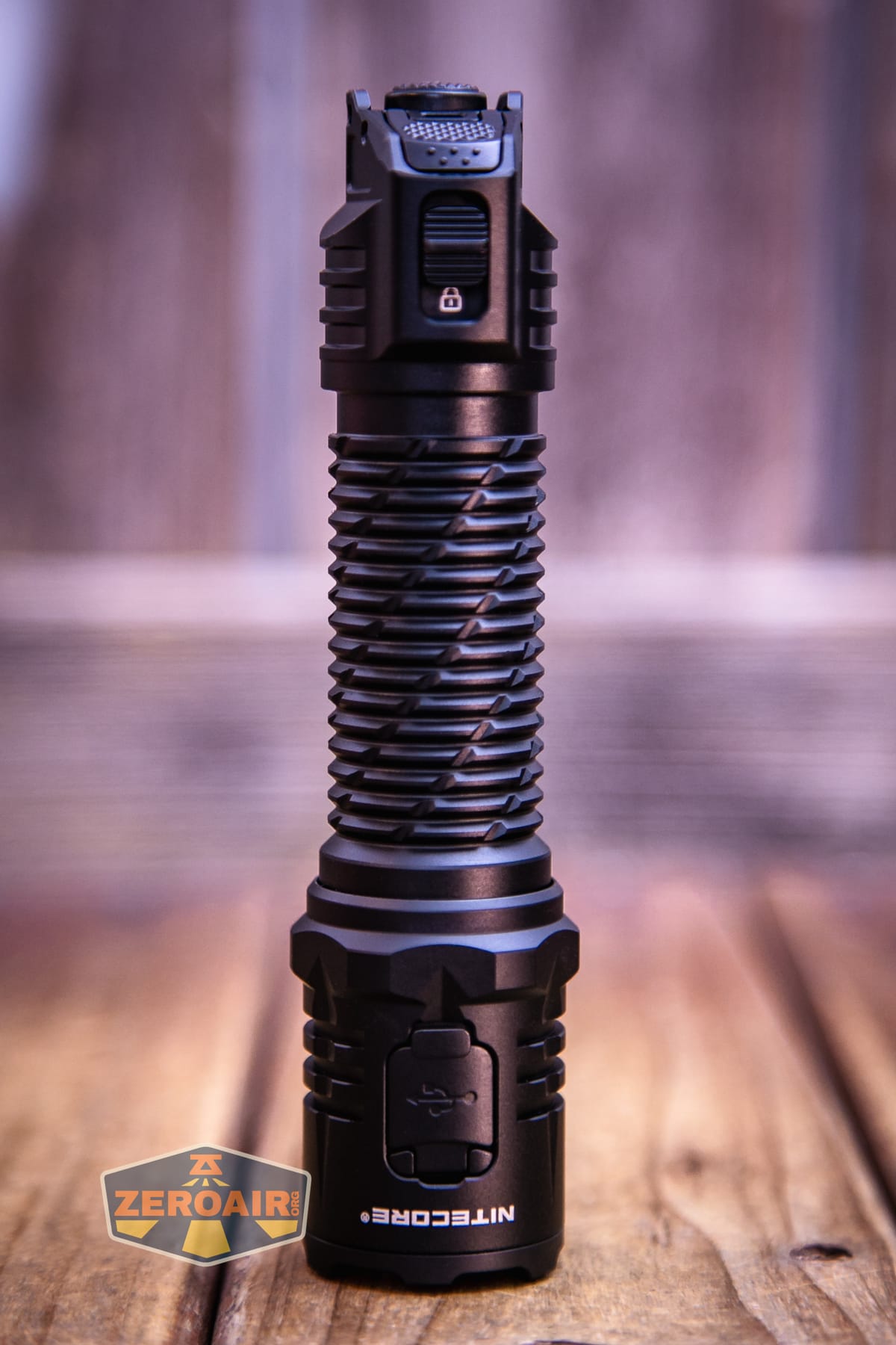 Nitecore P27iX customizable tactical flashlight showing all sides