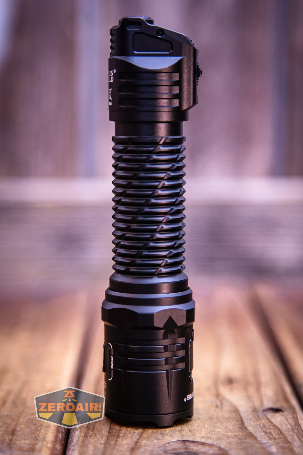 Nitecore P27iX customizable tactical flashlight showing all sides