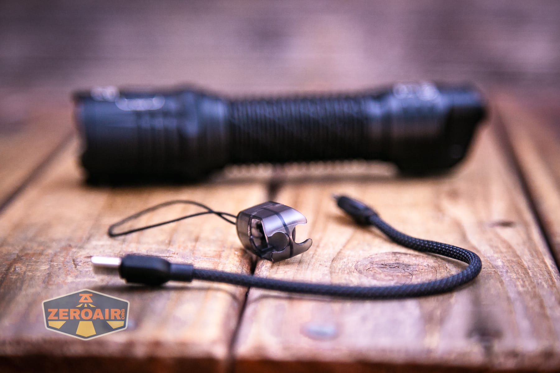 Nitecore P27iX customizable tactical flashlight charging cable