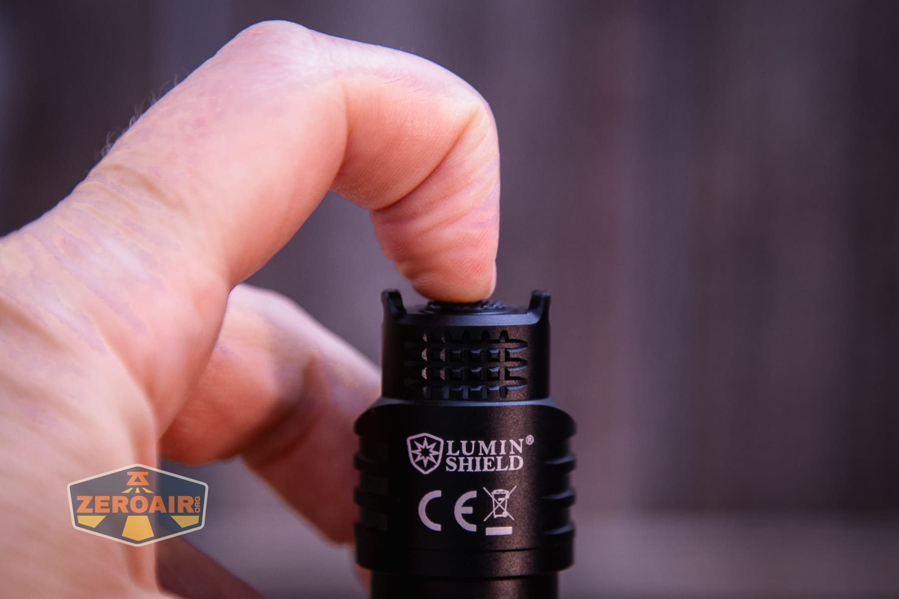 Nitecore P27iX customizable tactical flashlight switch actuation