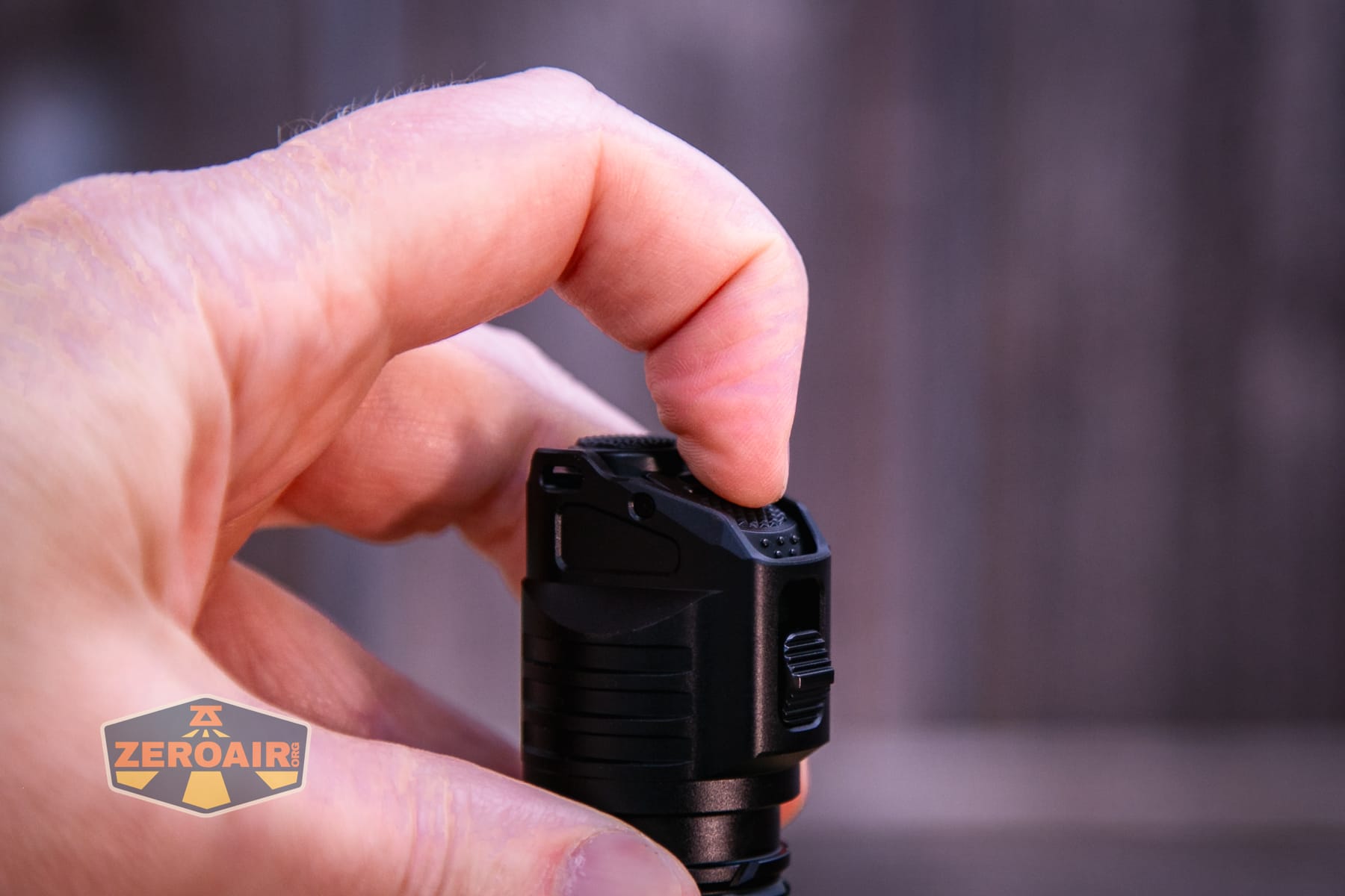 Nitecore P27iX customizable tactical flashlight switch actuation