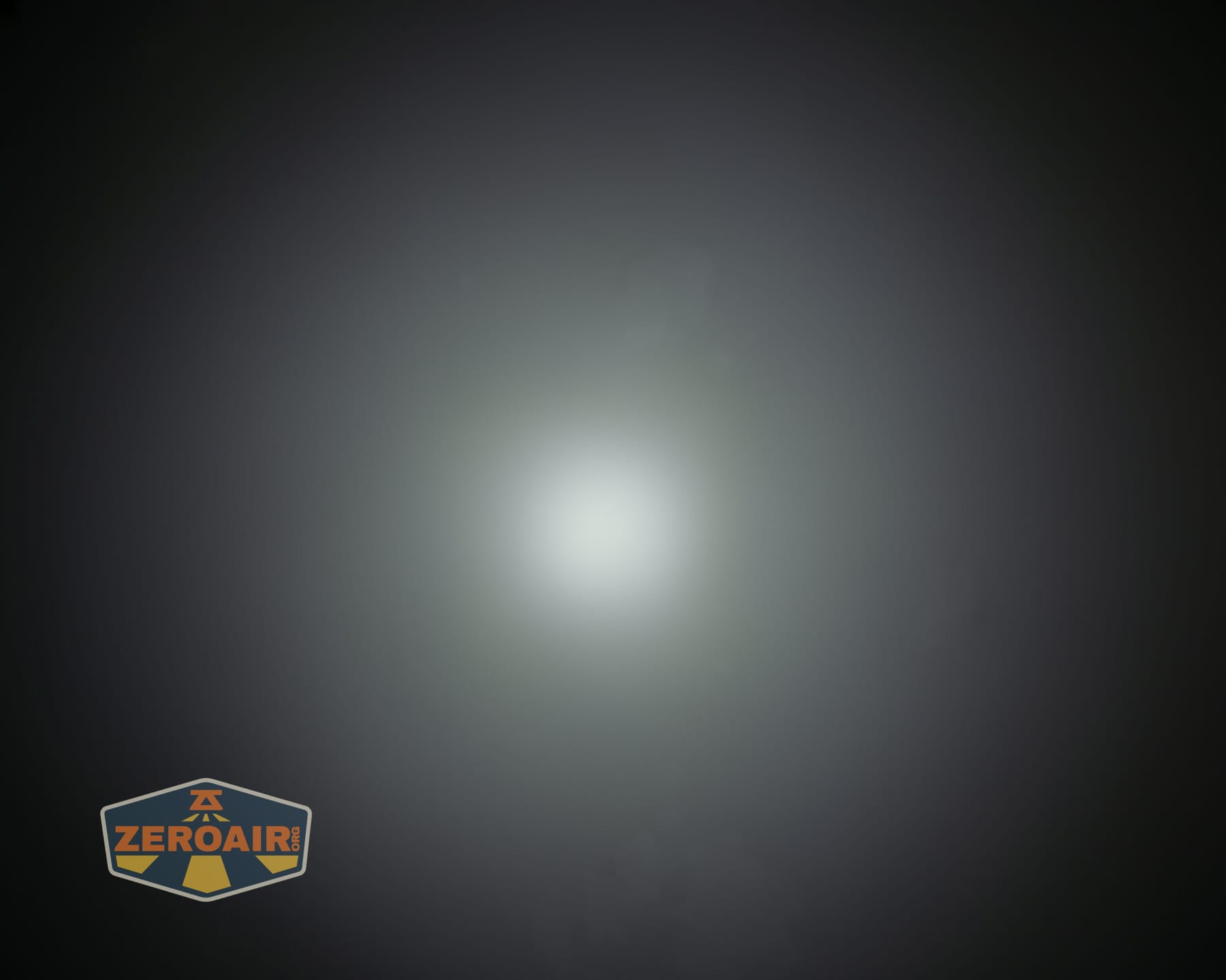 Nitecore P27iX customizable tactical flashlight beamshots on ceiling