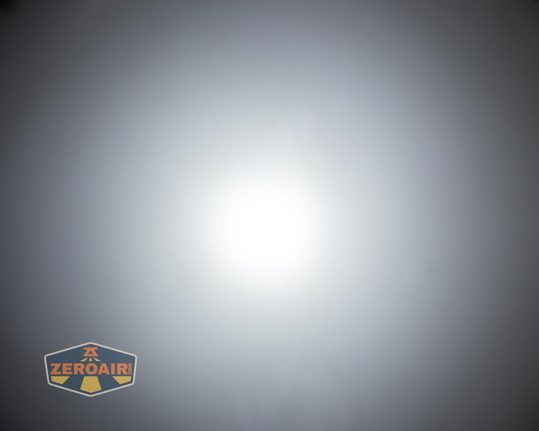 Nitecore P27iX customizable tactical flashlight beamshots on ceiling