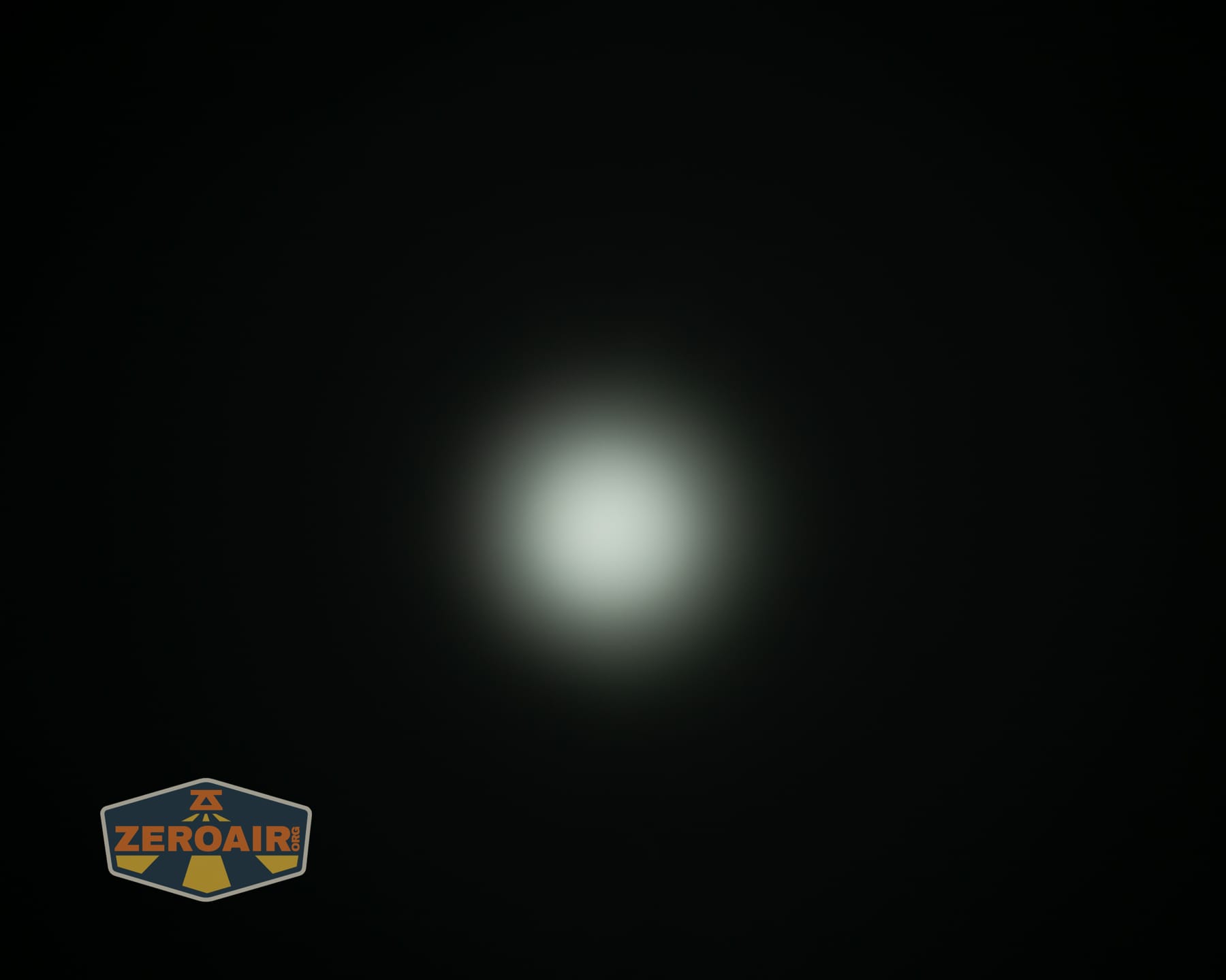 Nitecore P27iX customizable tactical flashlight beamshots on ceiling