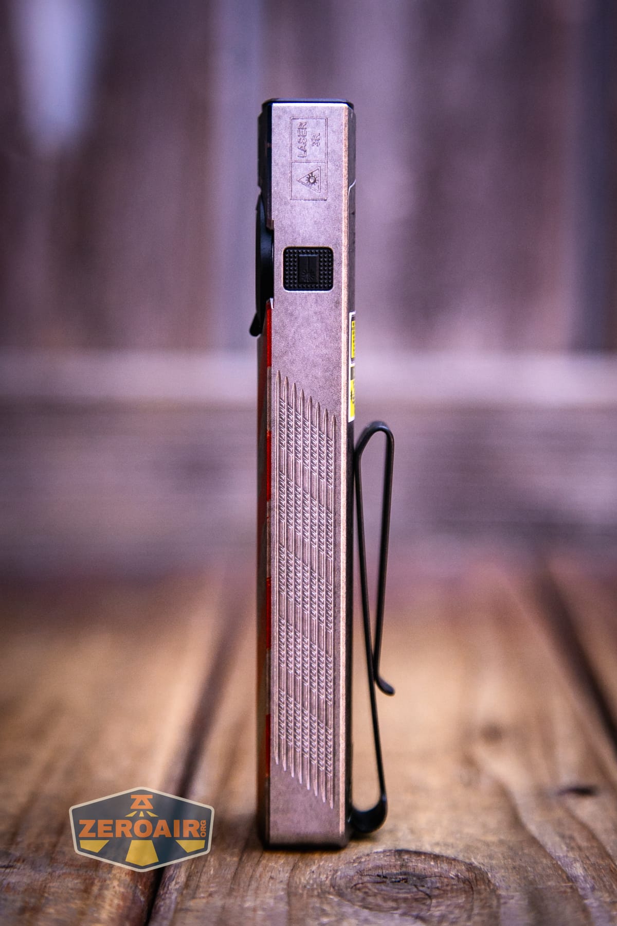 Olight Arkpro Stars and Stripes flat flashlight showing all sides