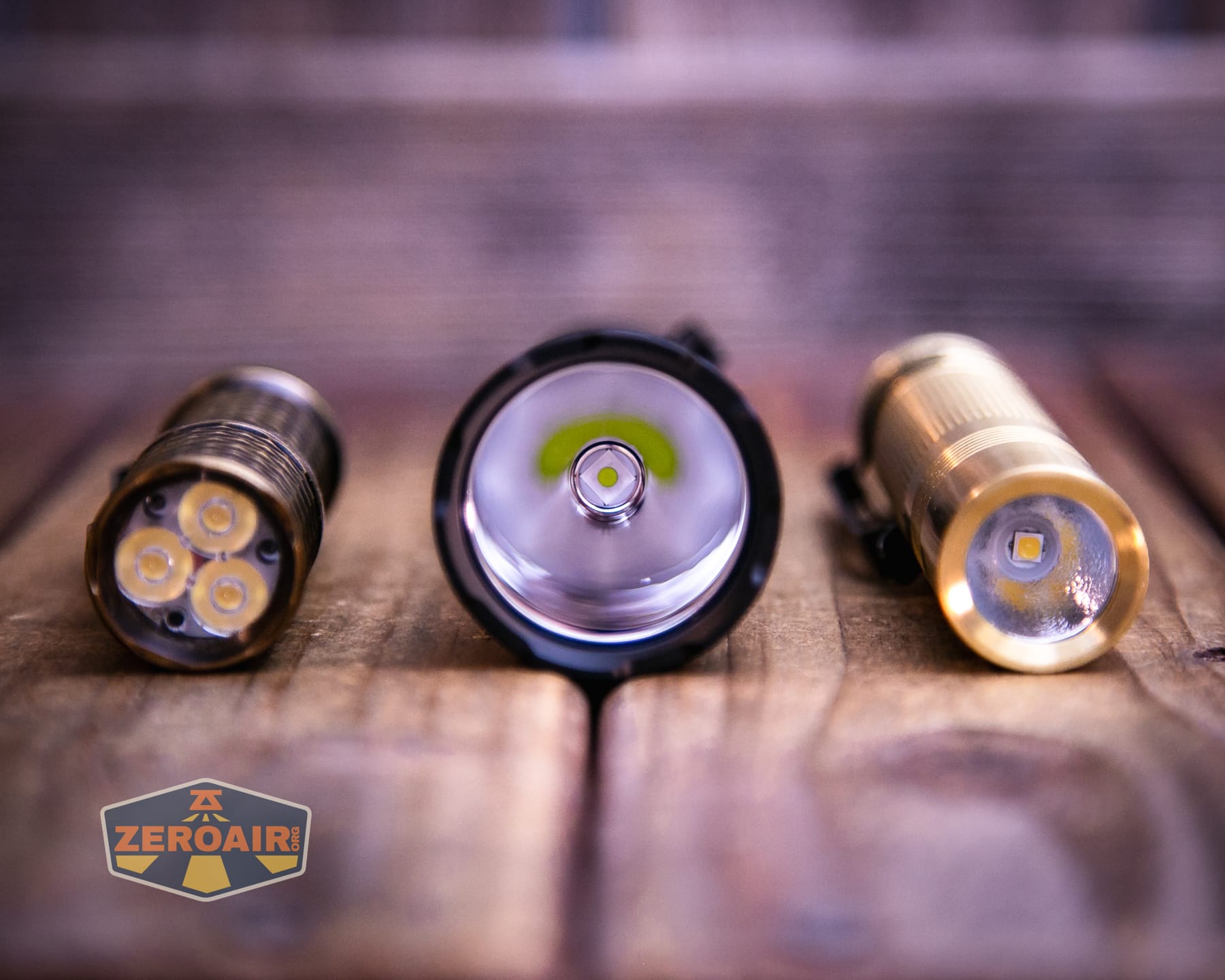 Speras EST PLUS V3 flashlight with two standard sized flashlights