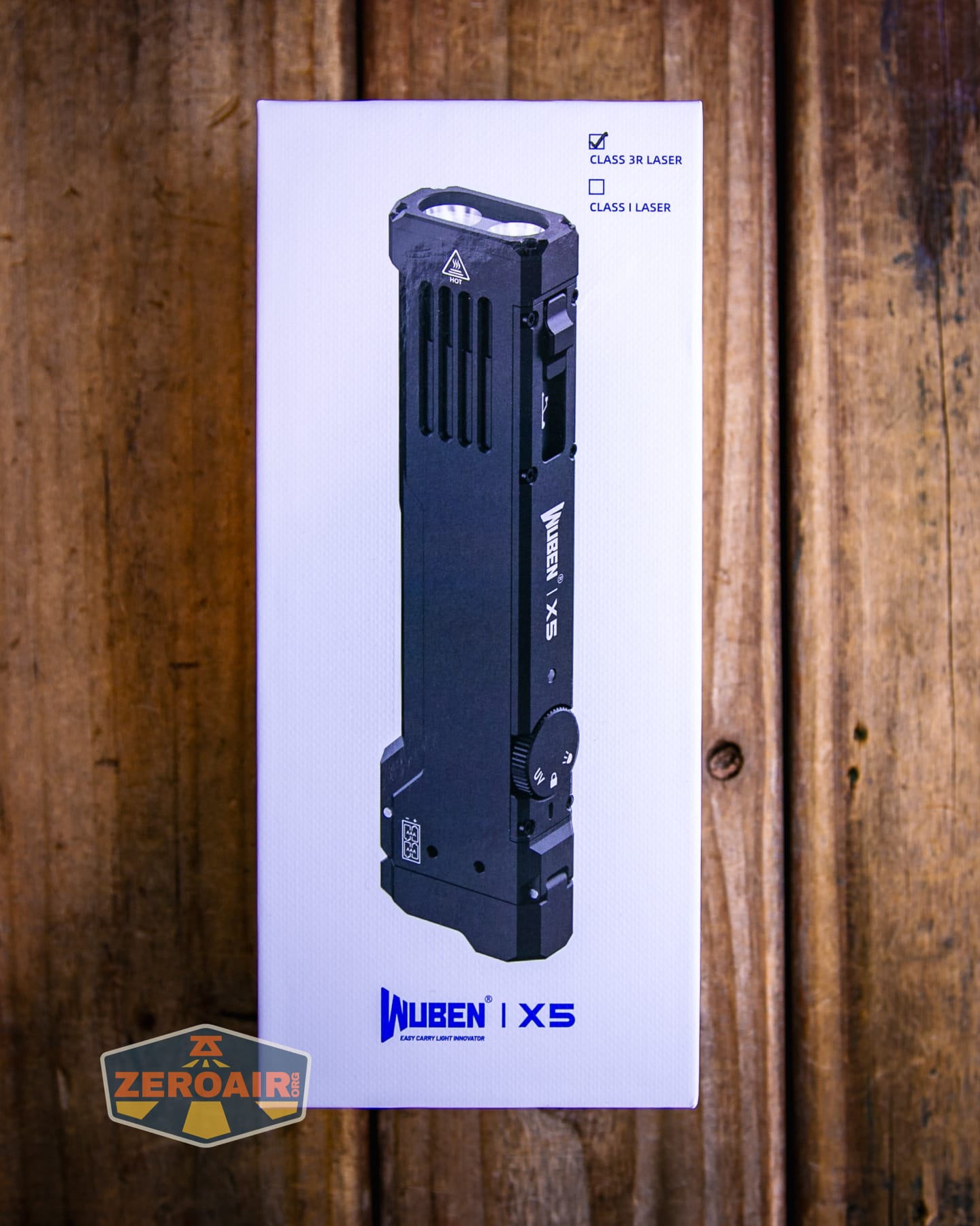Wuben X5 3-in-1 compact EDC flashlight box