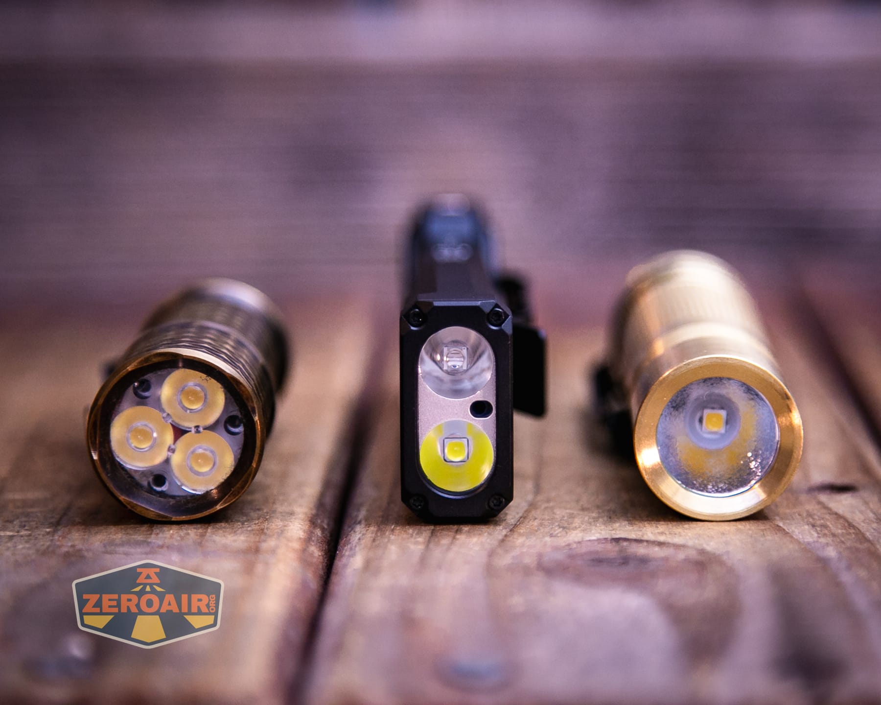 Wuben X5 3-in-1 compact EDC flashlight with two standard sized flashlights