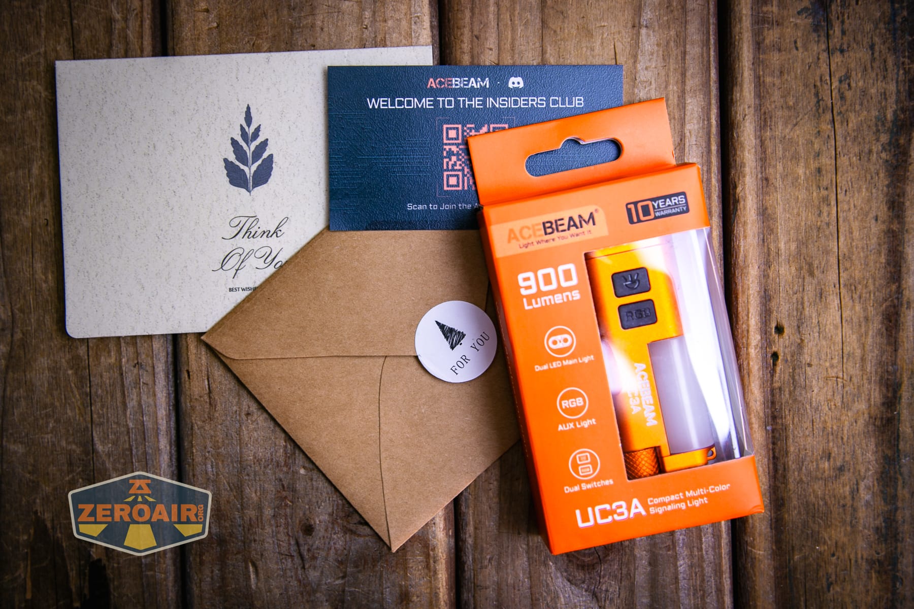 Acebeam UC3A Signal flashlight package