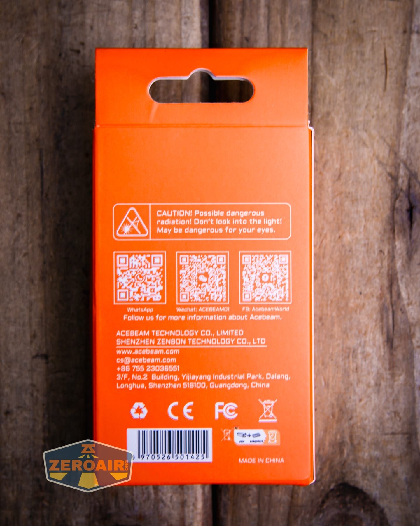 Acebeam UC3A Signal flashlight box