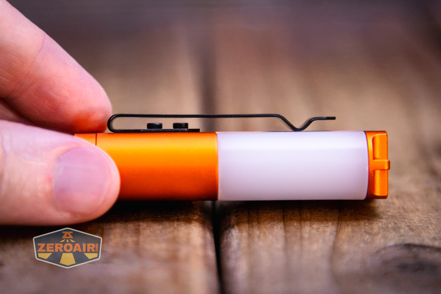 Acebeam UC3A Signal flashlight pocket clip profile