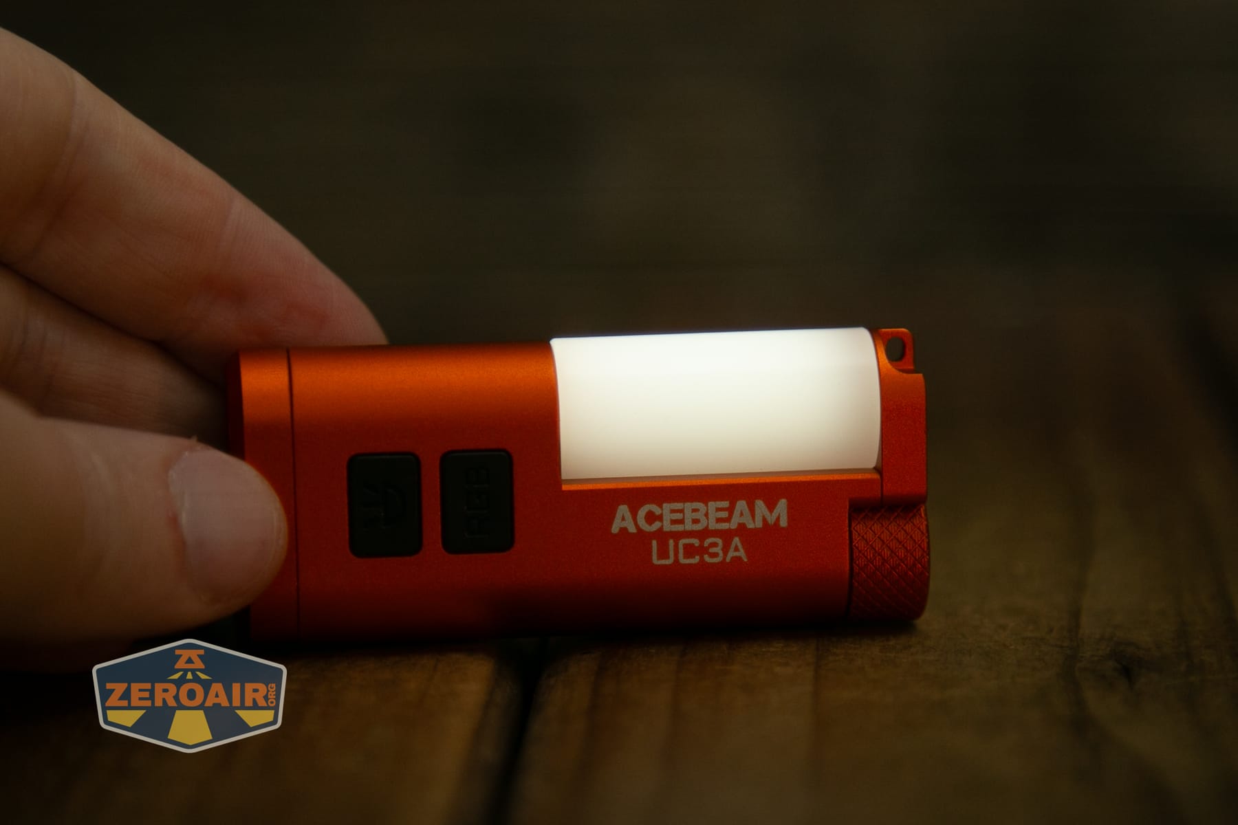 Acebeam UC3A Signal flashlight emitters on