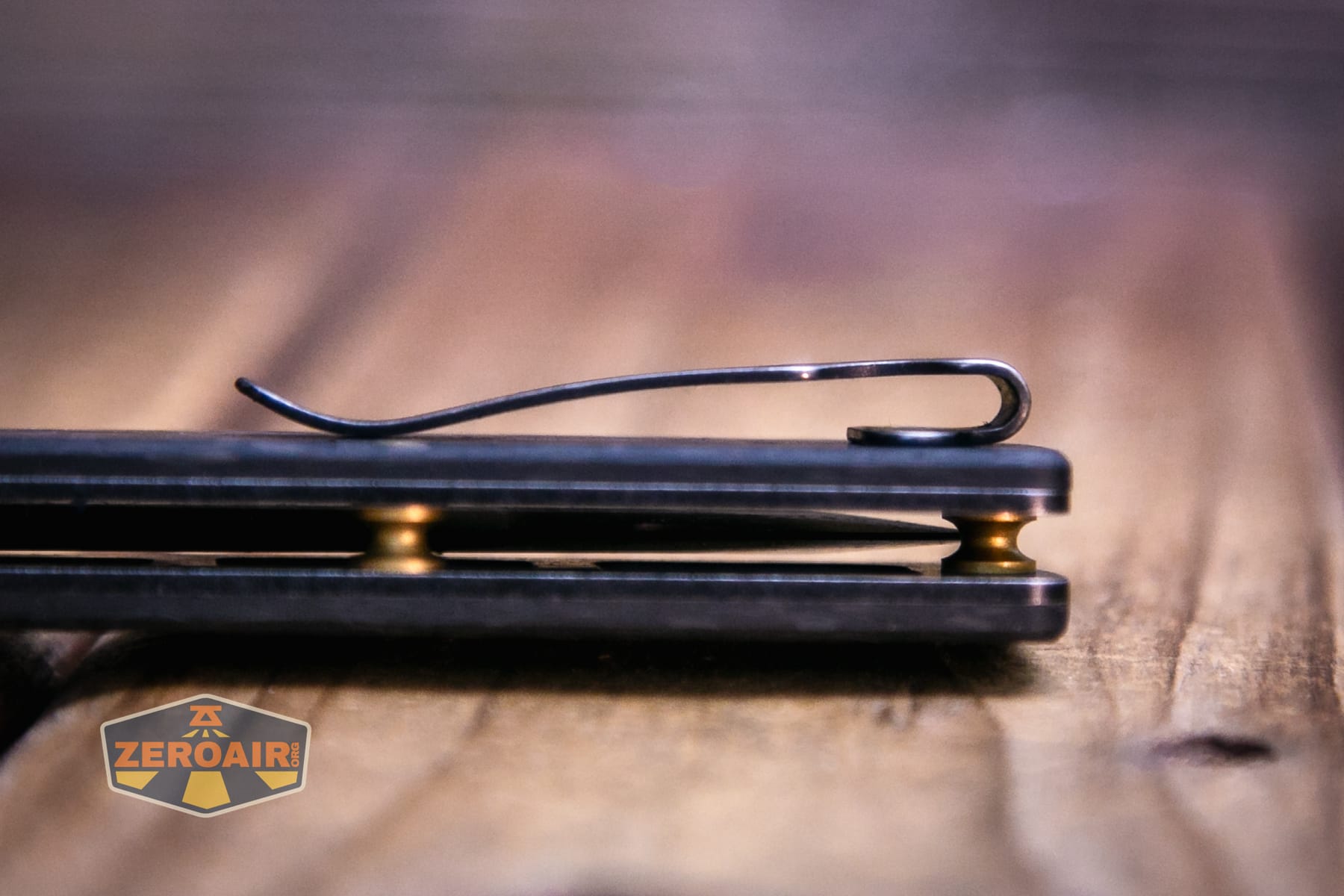 Kansept Higonokami liner lock knife pocket clip profile