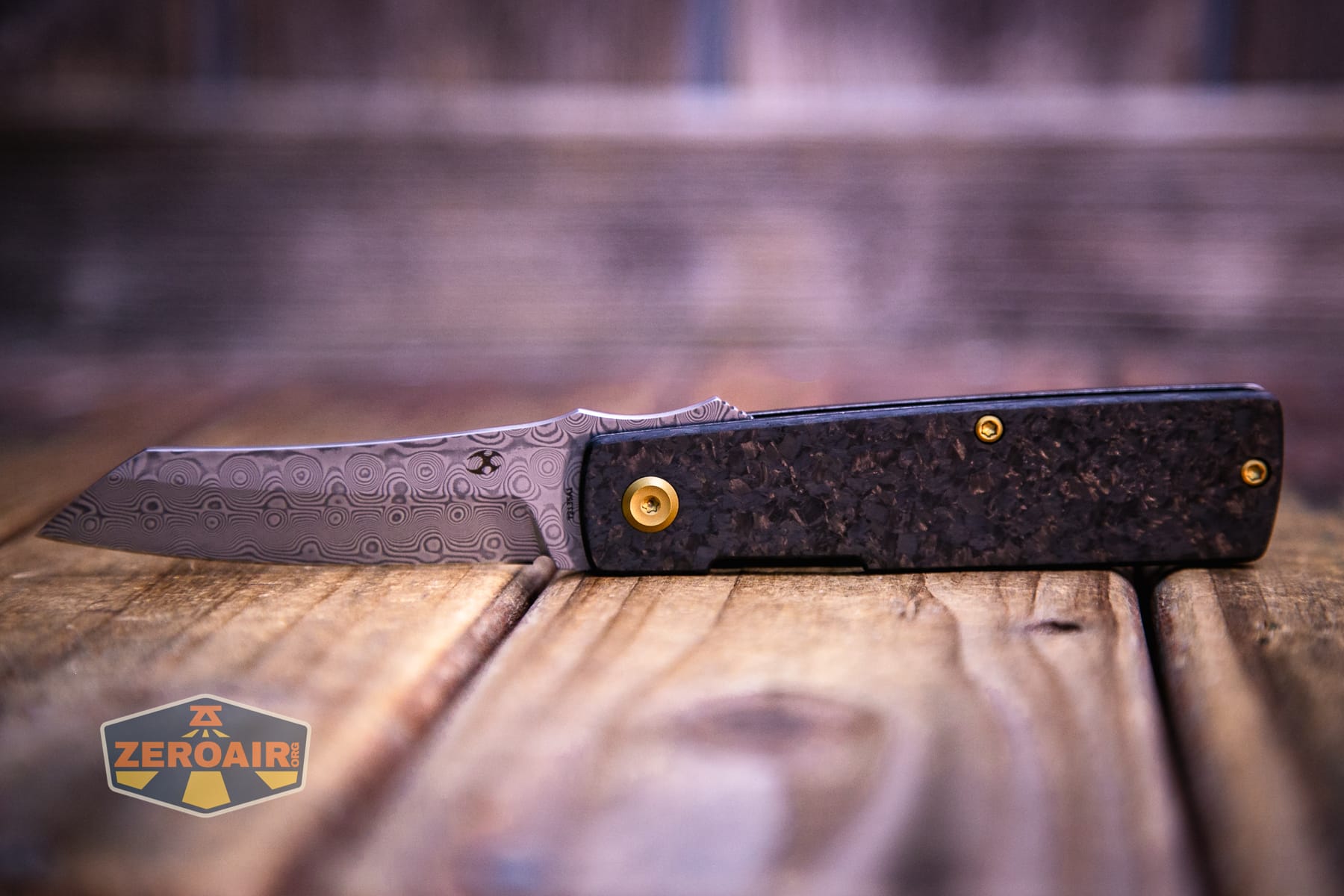 Kansept Higonokami liner lock knife open