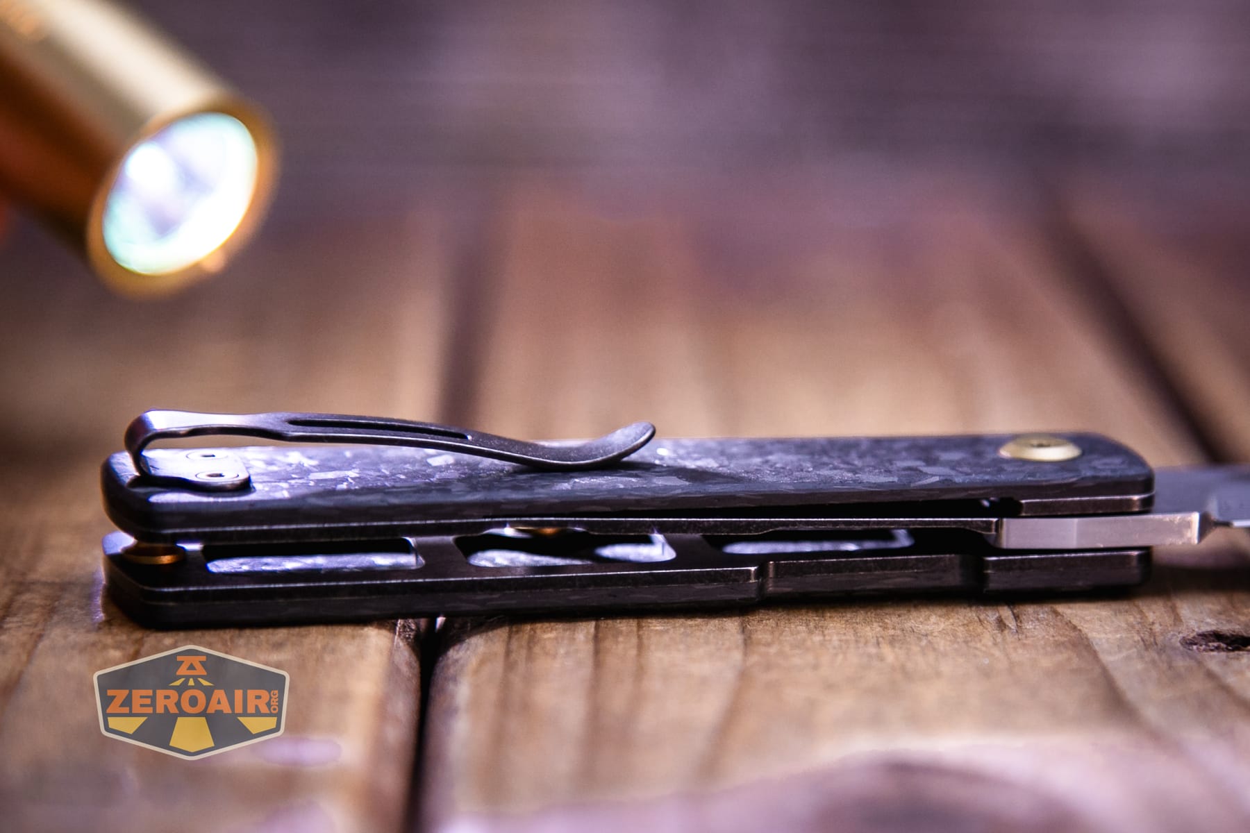 Kansept Higonokami liner lock knife skeletonized liners