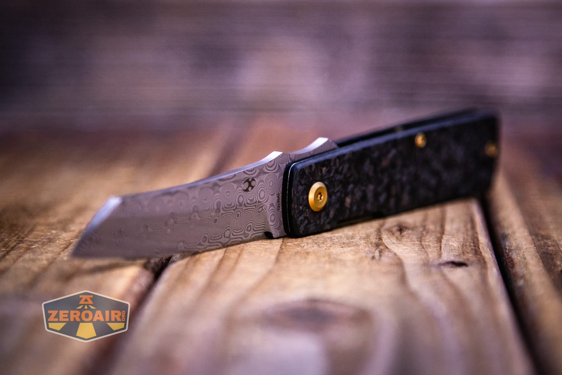 Kansept Higonokami liner lock knife blade swale