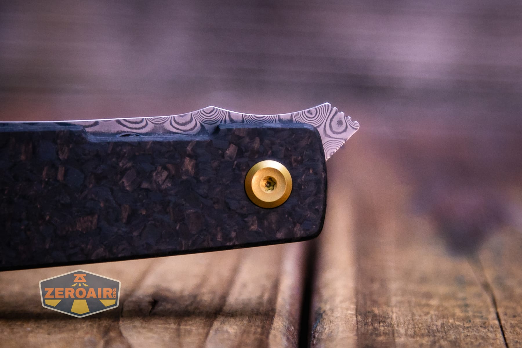 Kansept Higonokami liner lock knife flipper tab