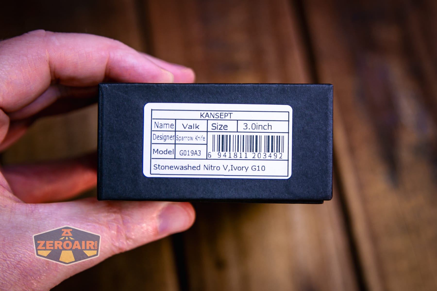 Kansept Valk Fixed blade knife box