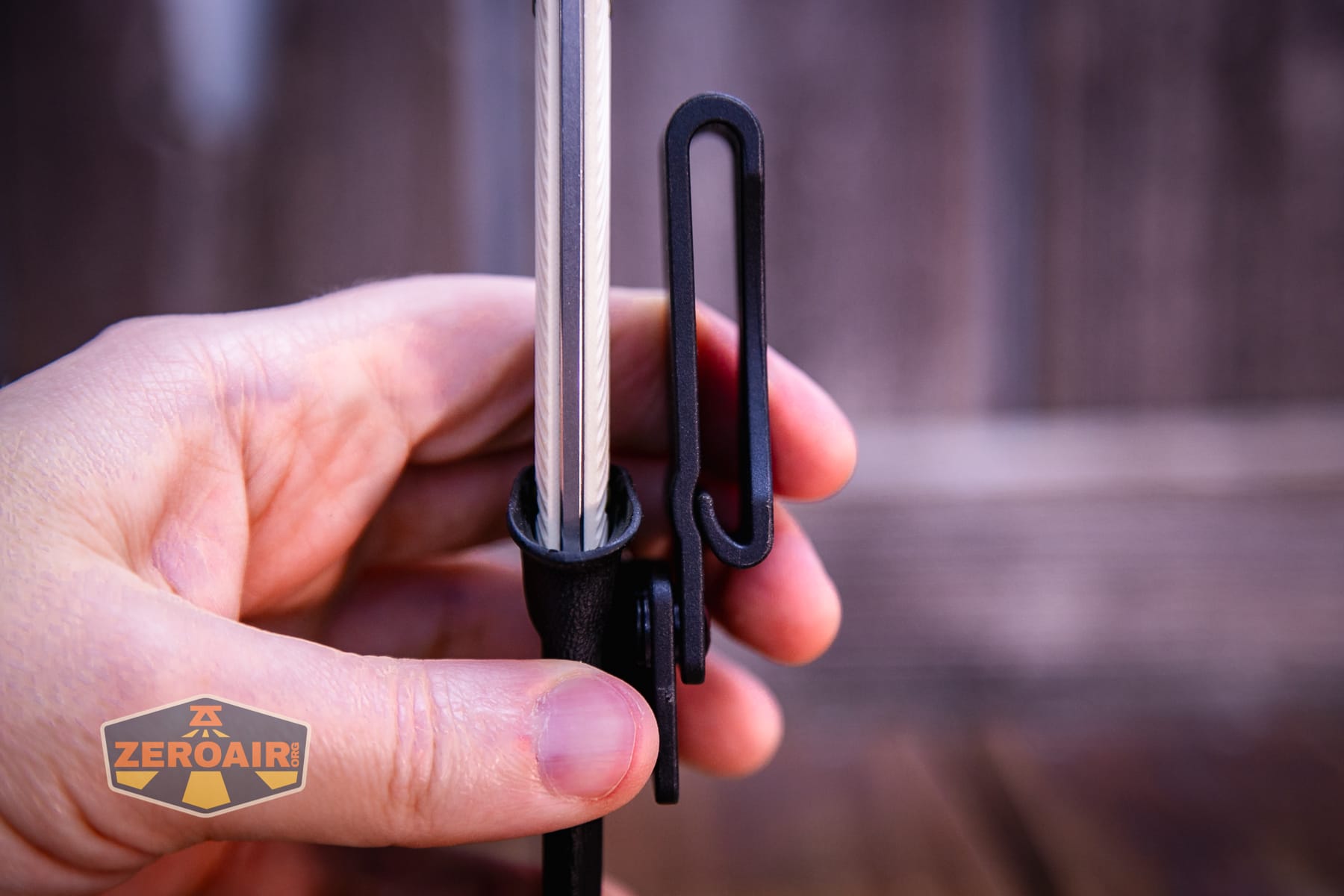 Kansept Valk Fixed blade knife belt attachment detail