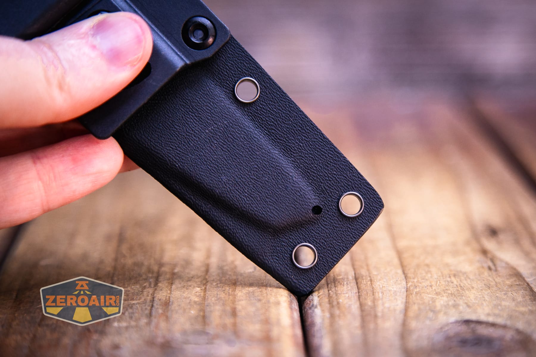 Kansept Valk Fixed blade knife sheath drainage hole