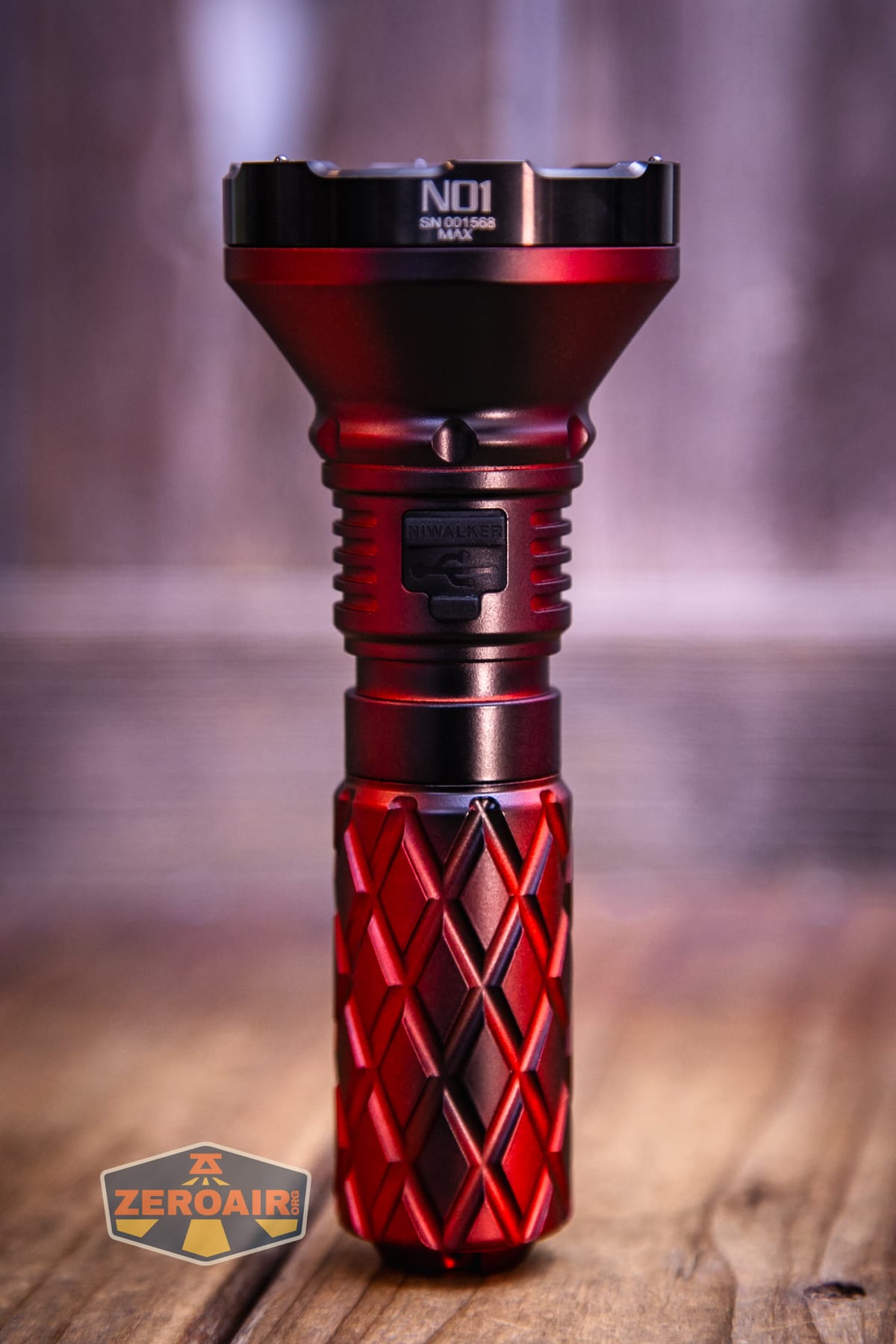 Niwalker N01 Max flashlight showing all sides