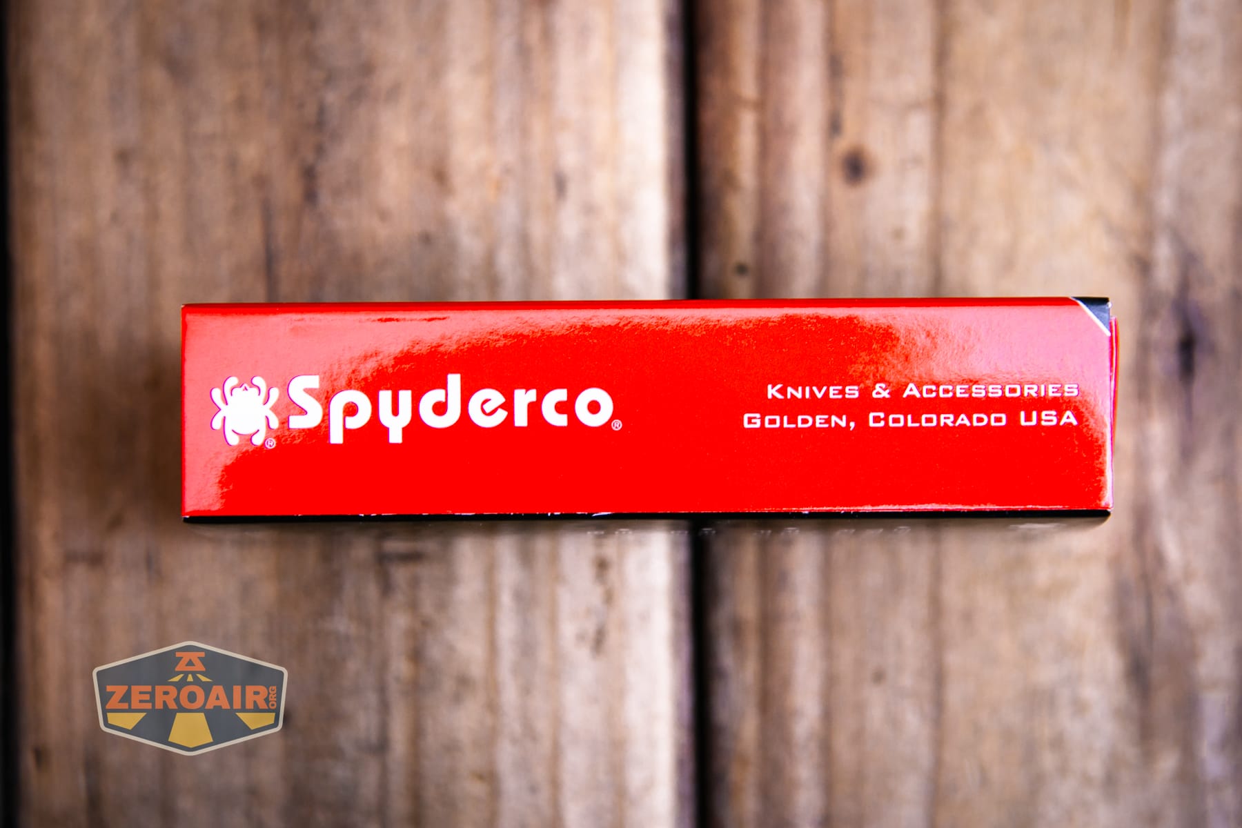 Spyderco Lil Native Cutlery Shoppe knife box