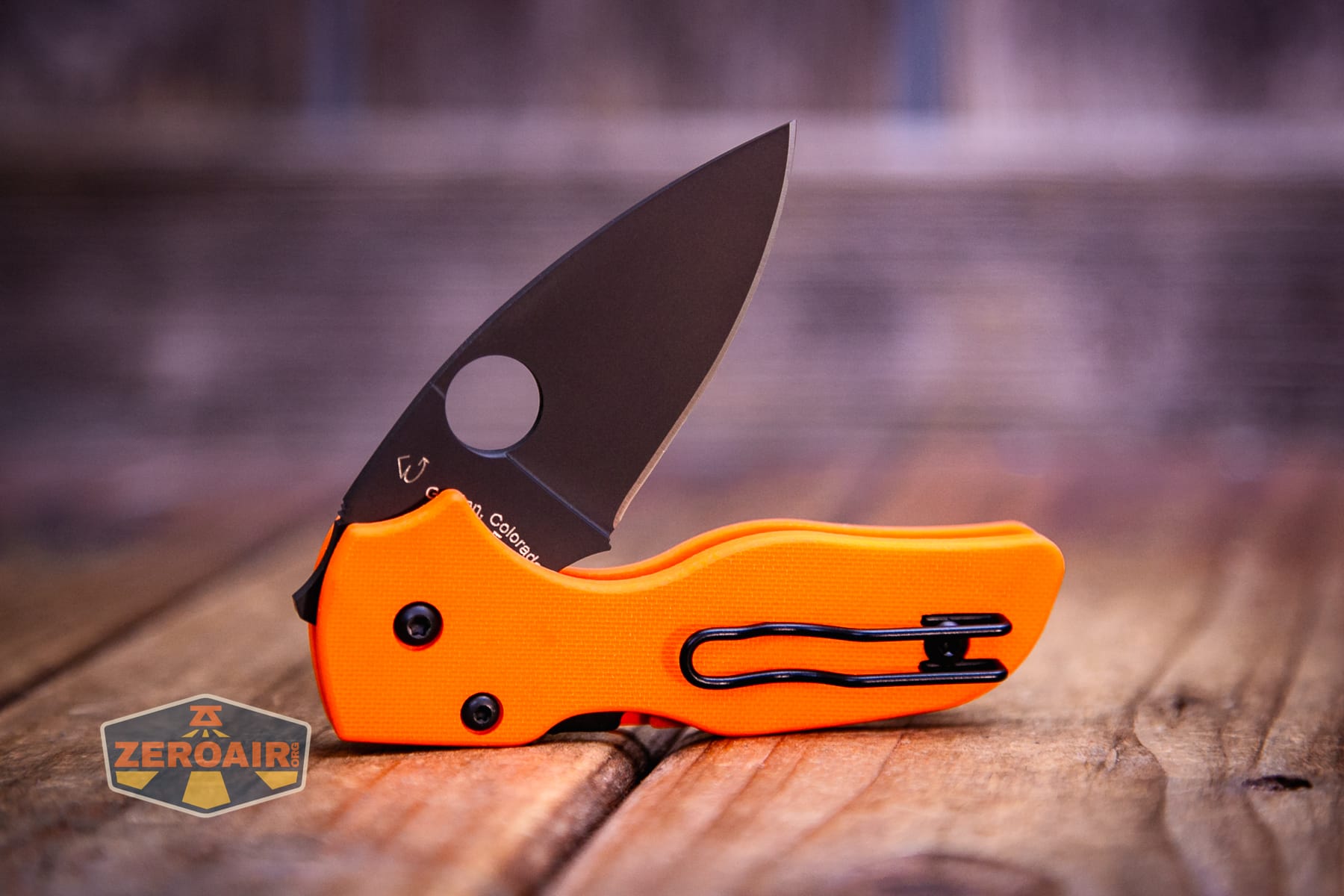 Spyderco Lil Native Cutlery Shoppe knife partially open