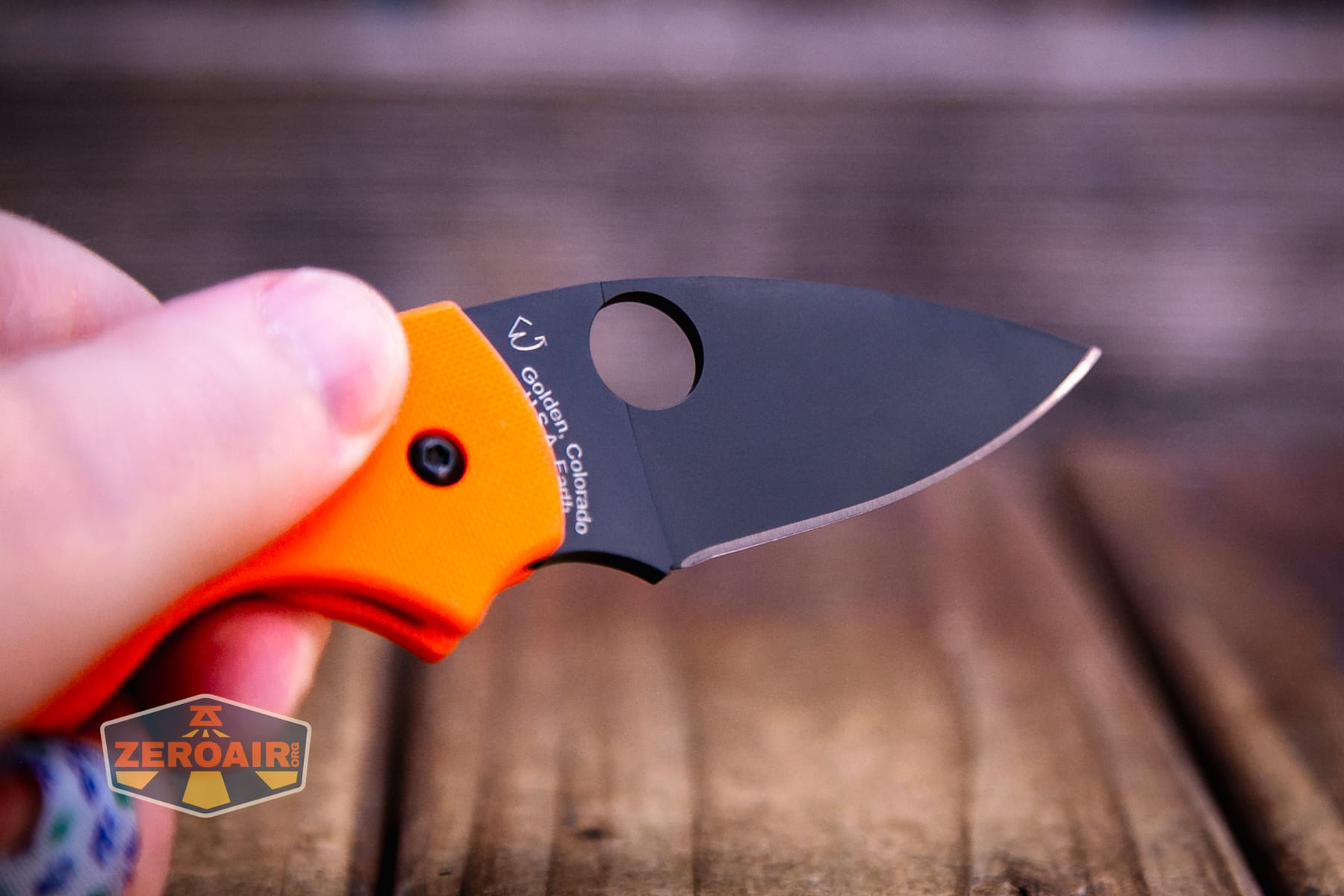 Spyderco Lil Native Cutlery Shoppe knife thumbhole