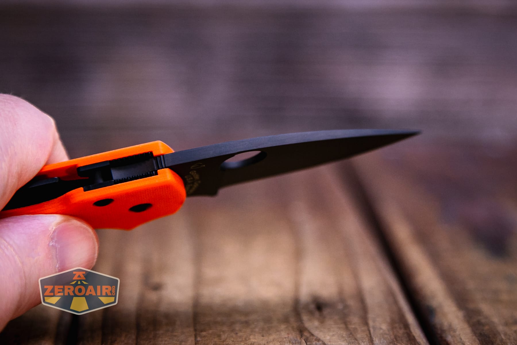 Spyderco Lil Native Cutlery Shoppe knife spine