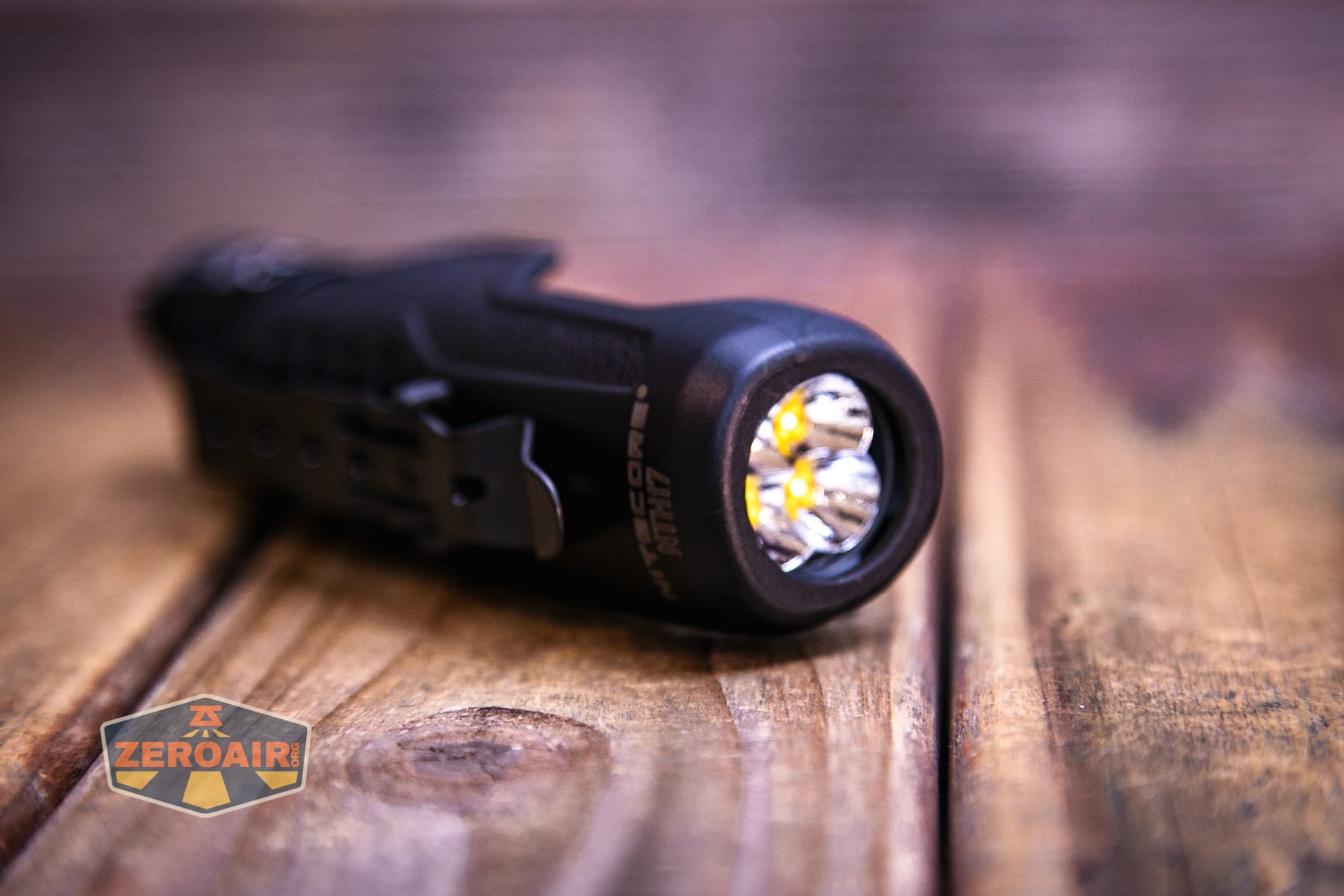 Nitecore P27iX customizable tactical flashlight in hard case