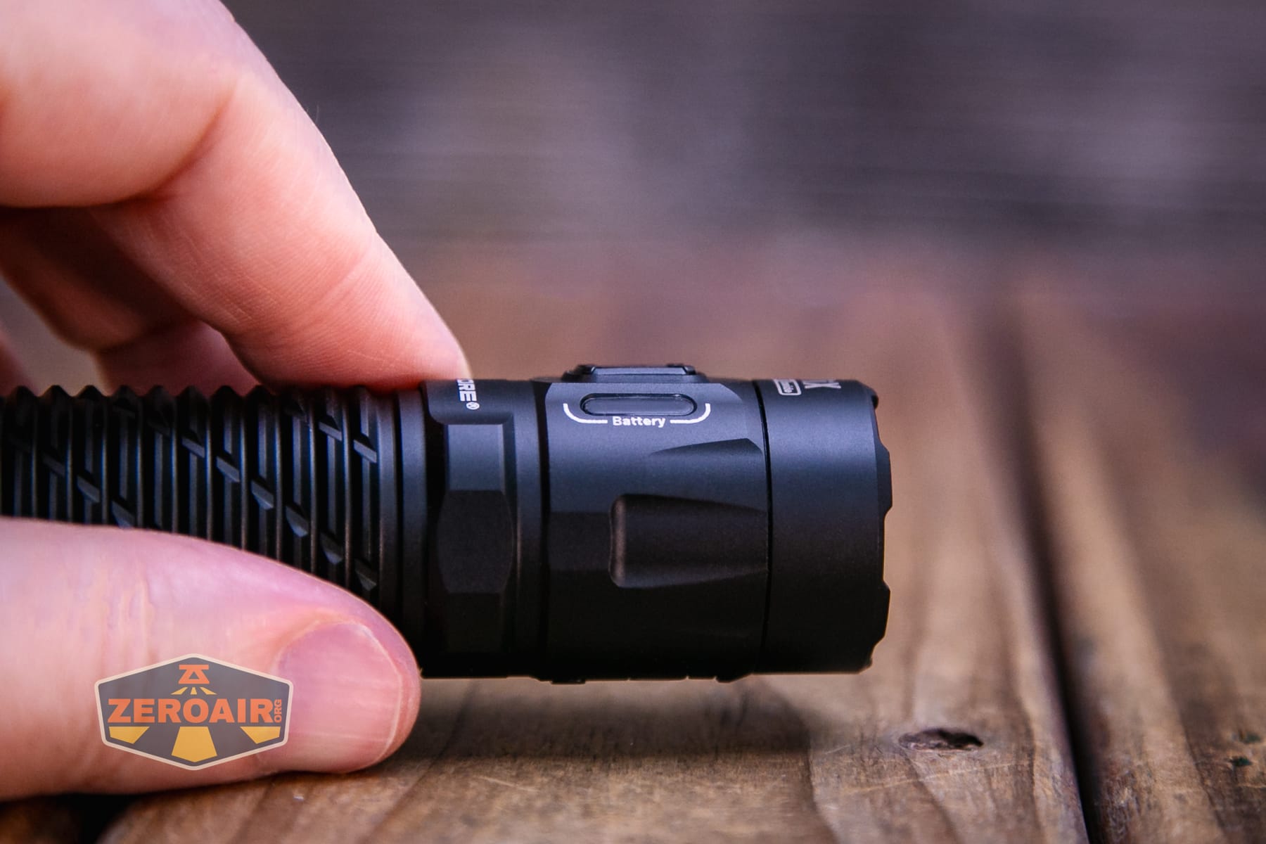 Nitecore P27iX customizable tactical flashlight e-switch profile
