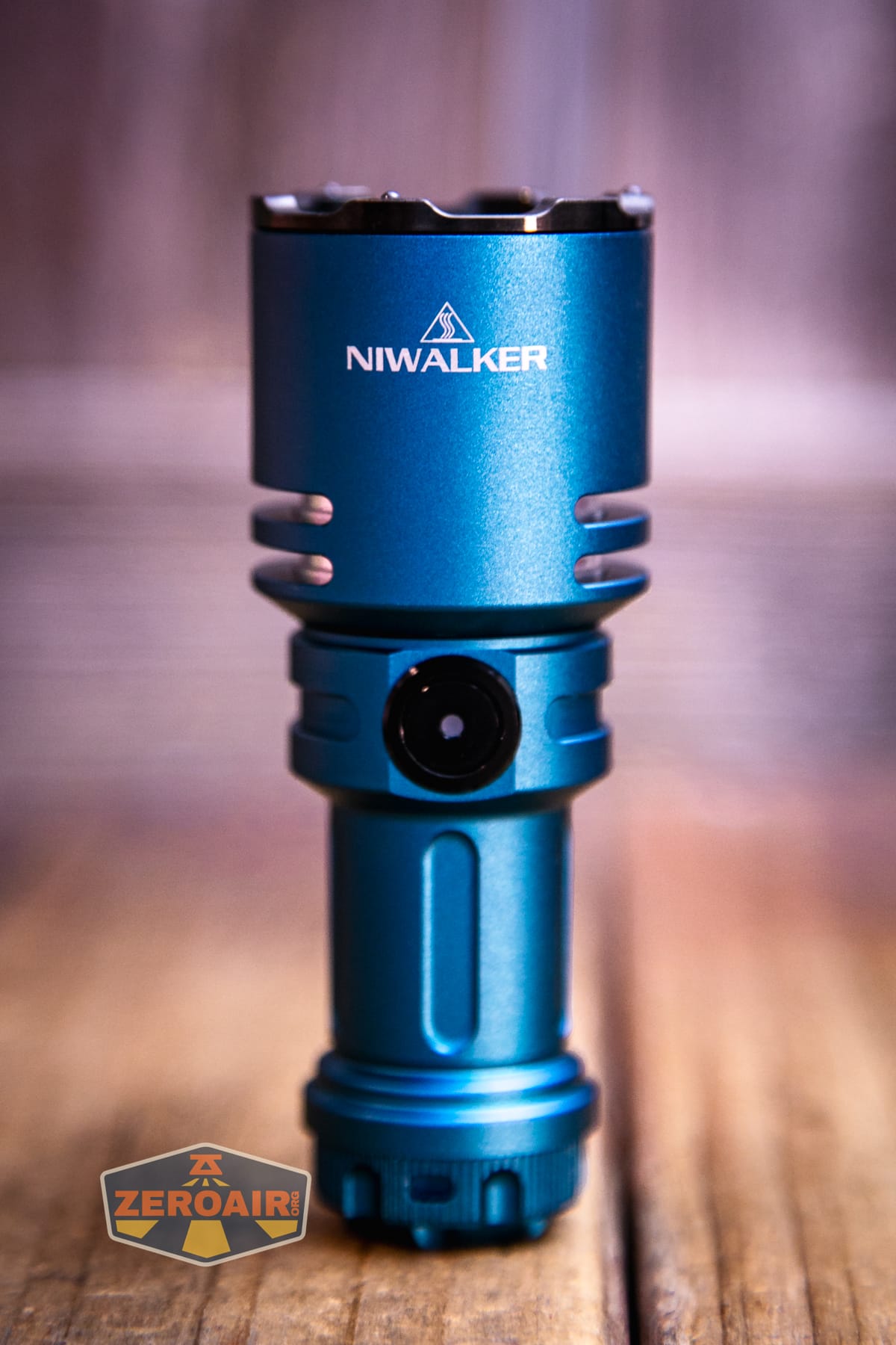 Niwalker N50S long range flashlight in 18350 format showing all sides