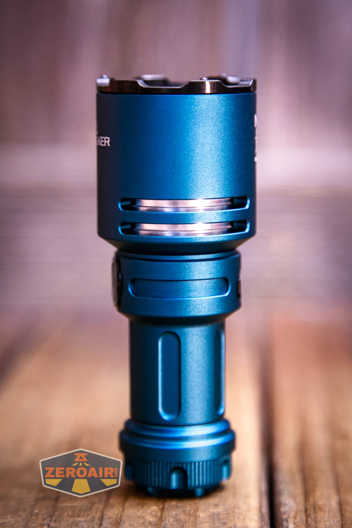 Niwalker N50S long range flashlight in 18350 format showing all sides