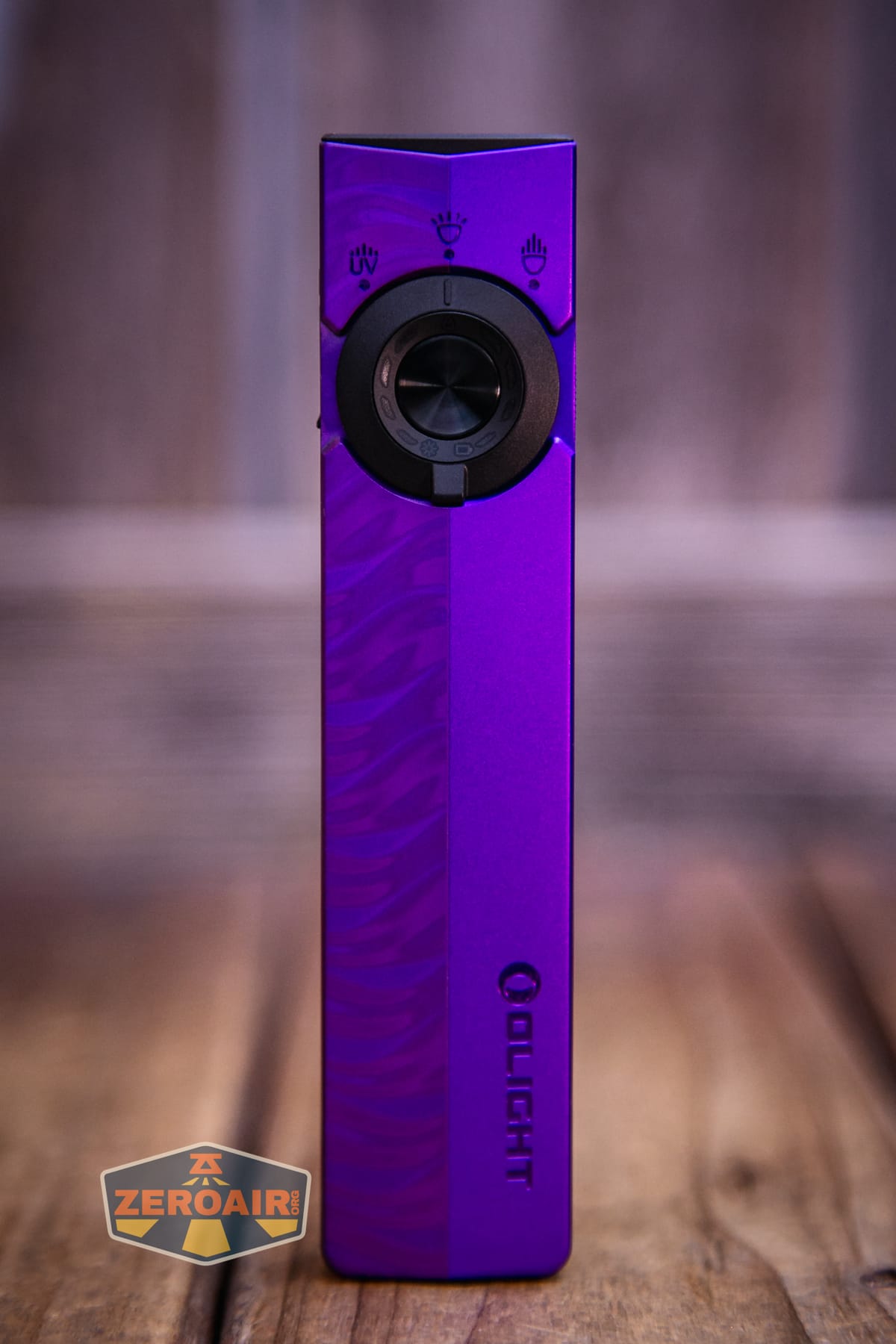 Olight ArkPro Nebula Violet Flat flashlight showing all sides
