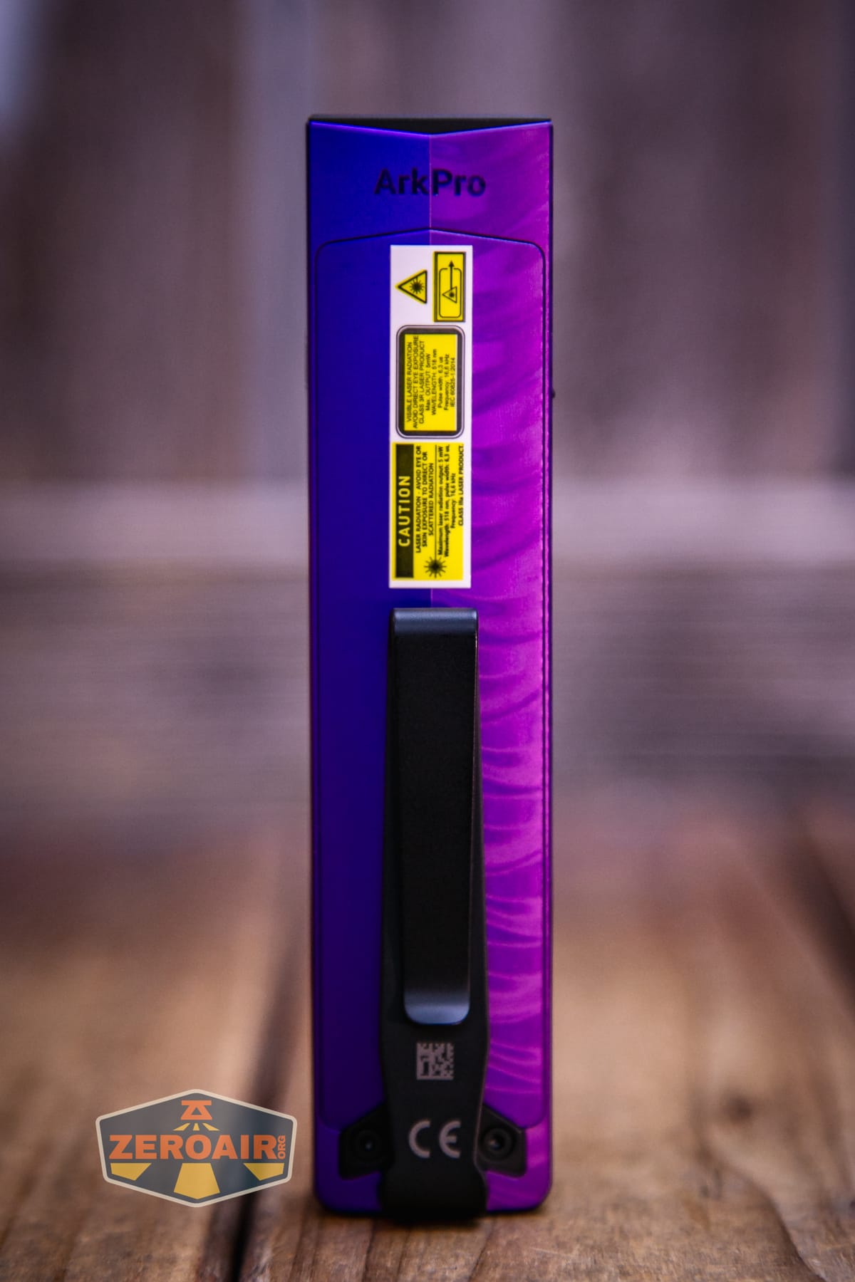 Olight ArkPro Nebula Violet Flat flashlight showing all sides