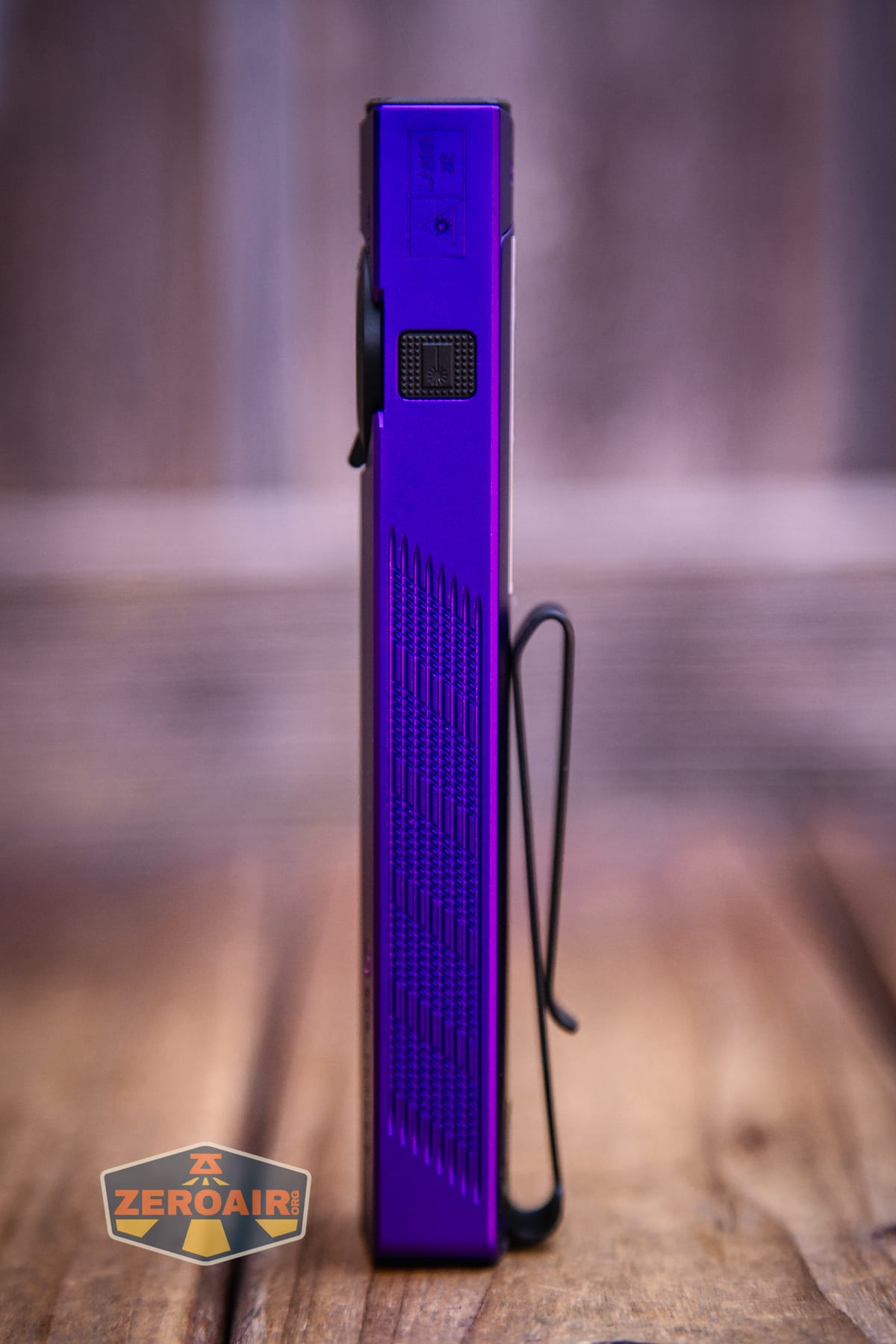 Olight ArkPro Nebula Violet Flat flashlight showing all sides