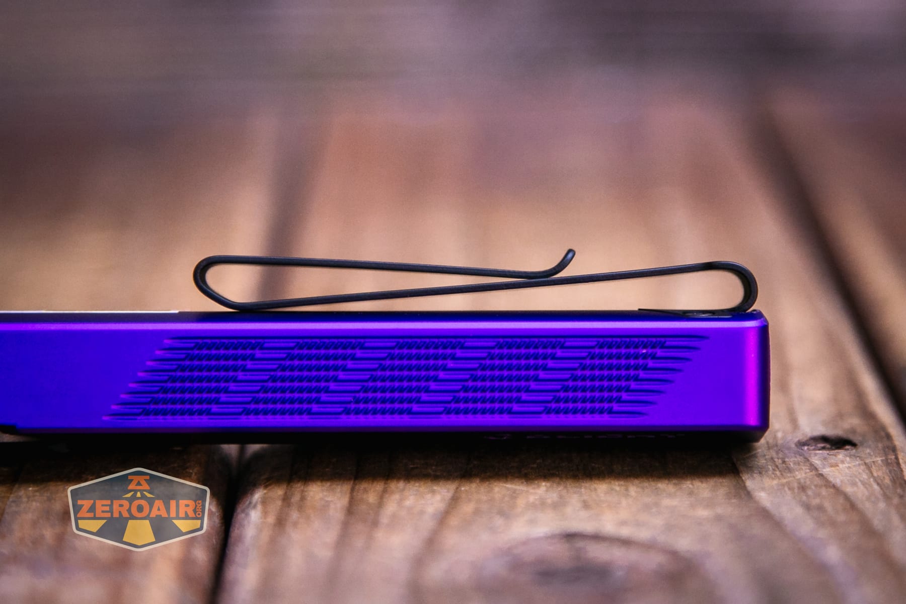 Olight ArkPro Nebula Violet Flat flashlight pocket clip