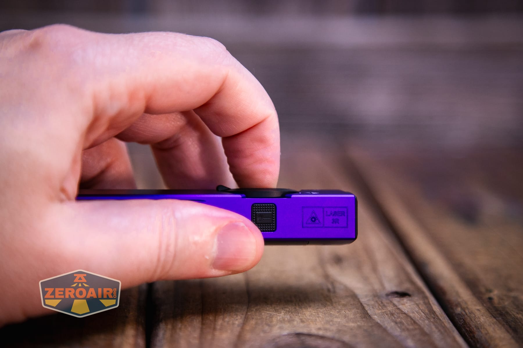 Olight ArkPro Nebula Violet Flat flashlight e-switch actuation