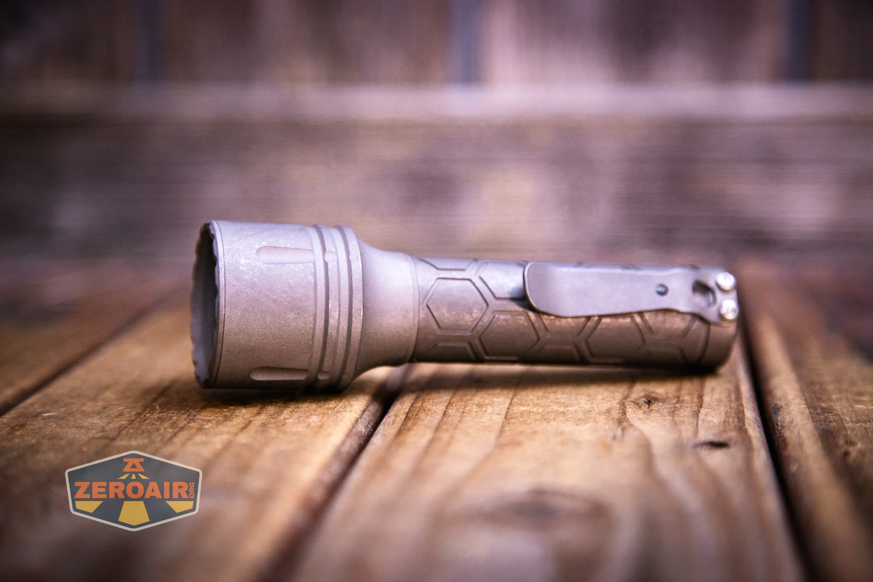Reylight Dawn Max titanium flashlight with 18650 body