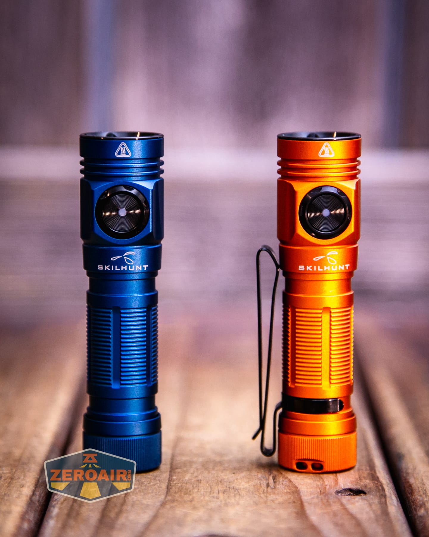 Skilhunt M150 V4 flashlight showing all sides