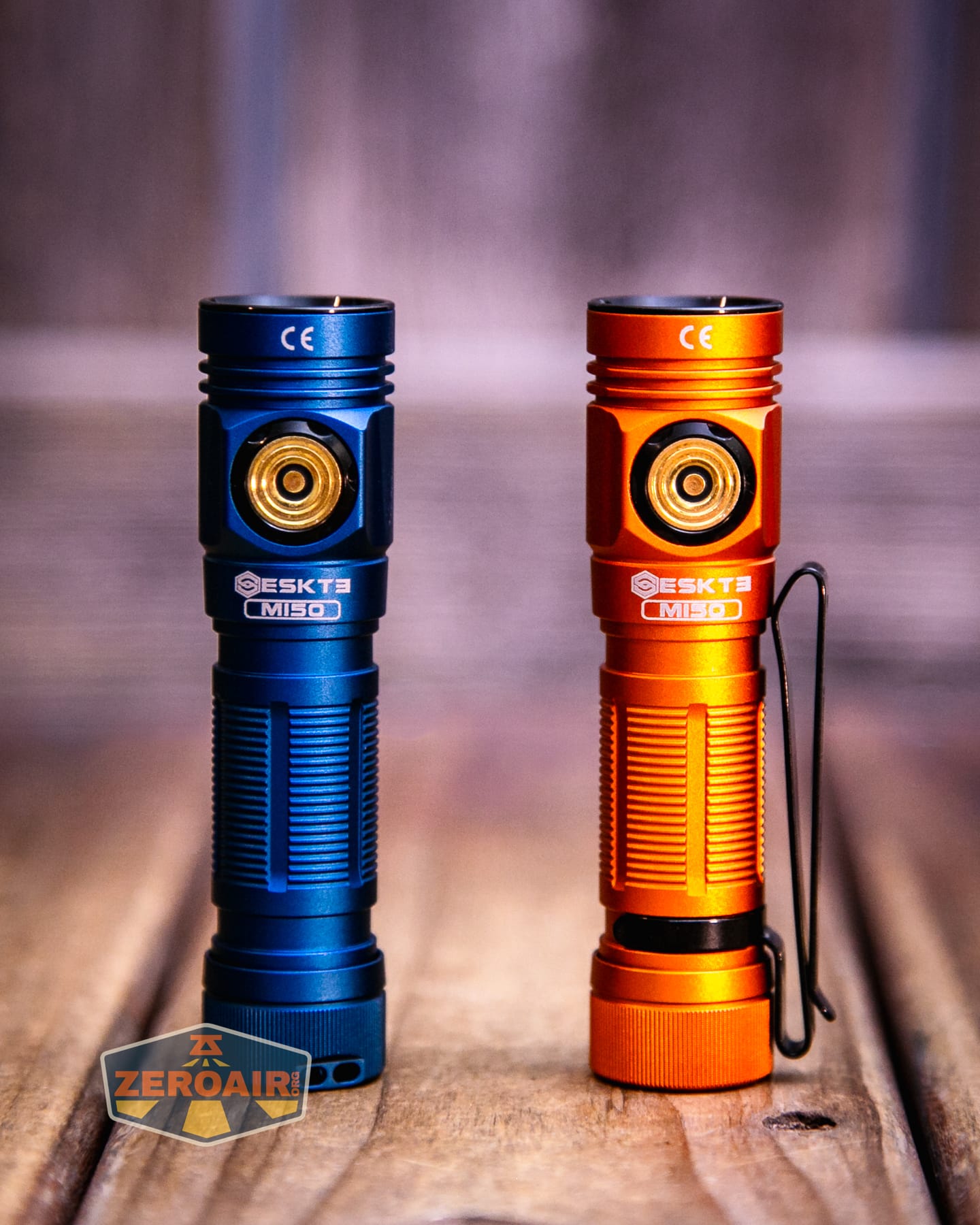 Skilhunt M150 V4 flashlight showing all sides