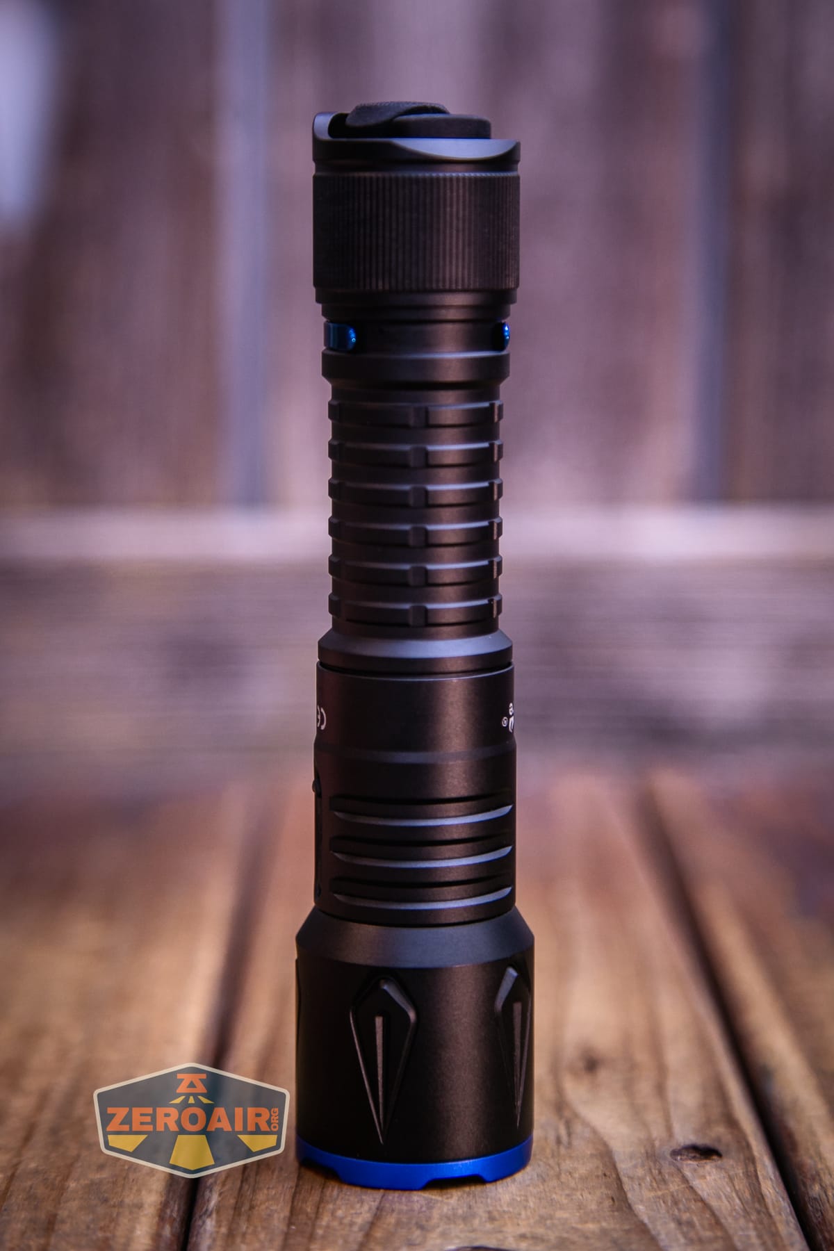 Trustfire T25R tactical flashlight showing all sides