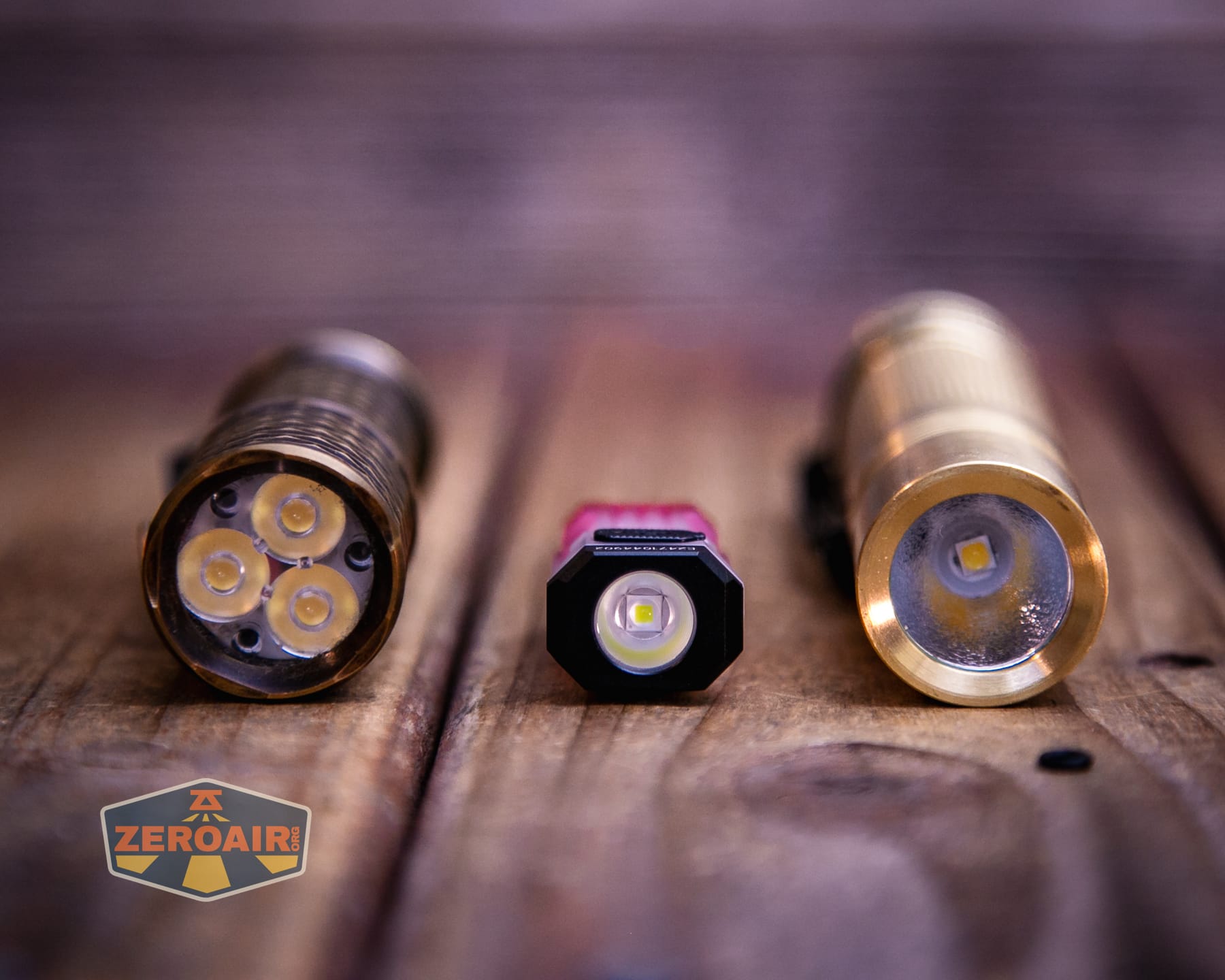 Wuben E2 Pulse keychain flashlight with two standard sized flashlights