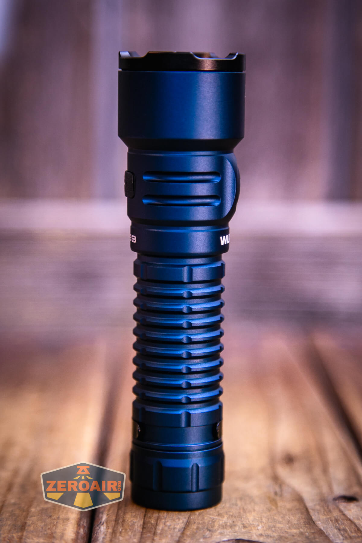 Wurkkos TS28 blue flashlight showing all sides