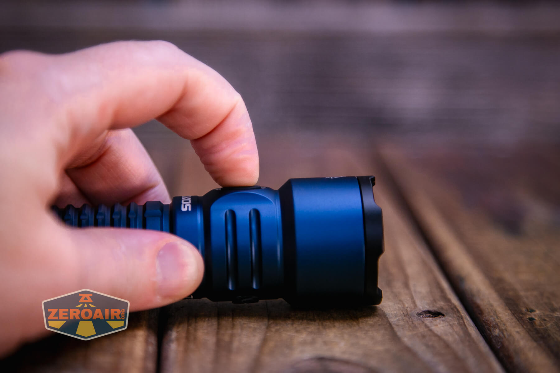 Wurkkos TS28 blue flashlight e-switch actuation