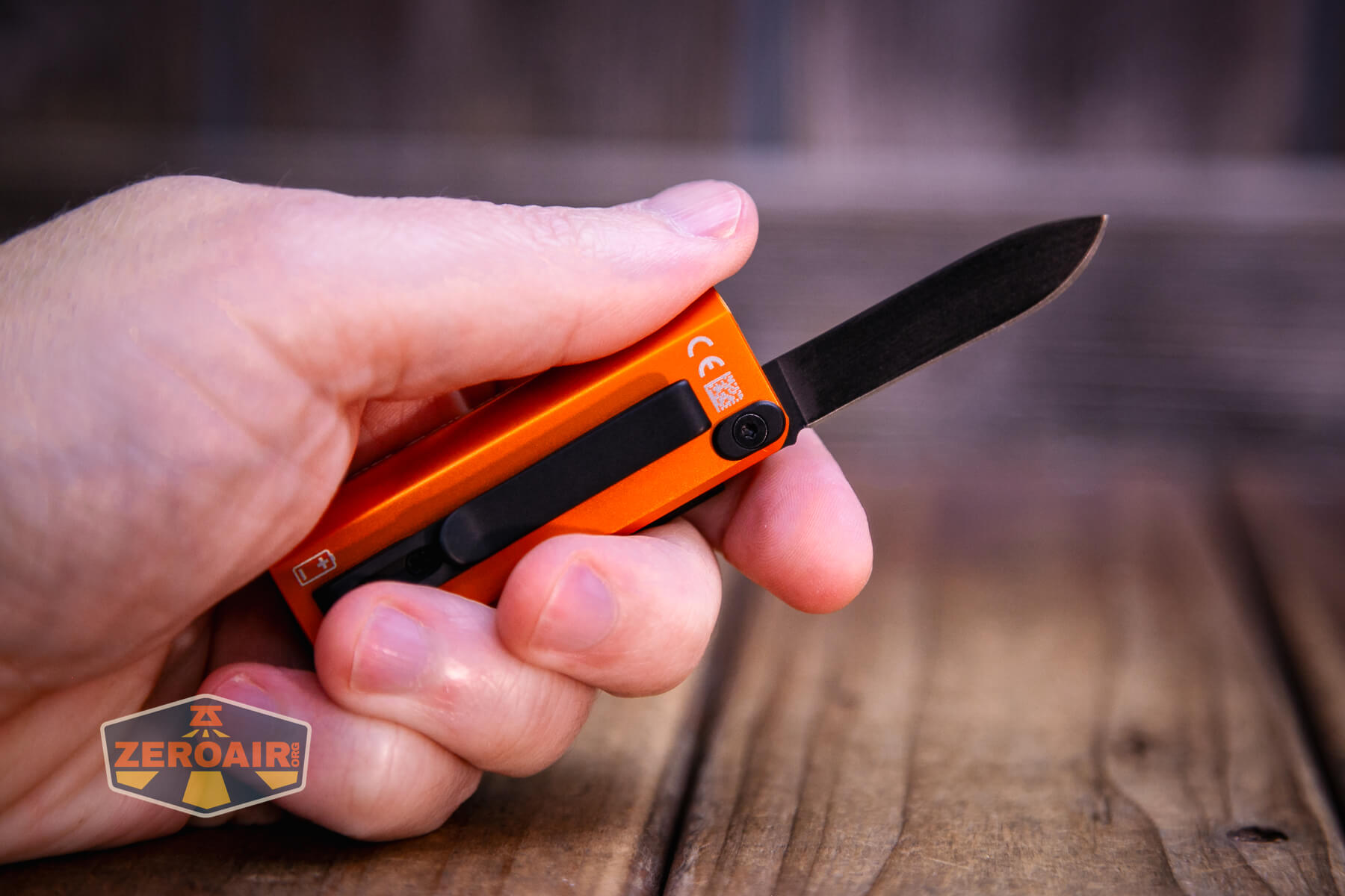 Olight Oknife MK knife open in hand