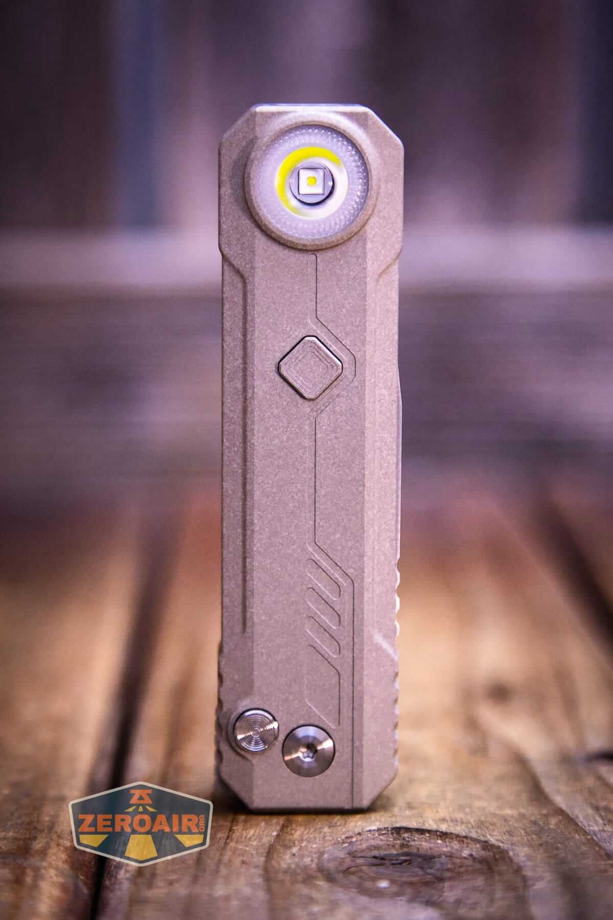 Olight Oknife LK folding knife flashlight showing all sides