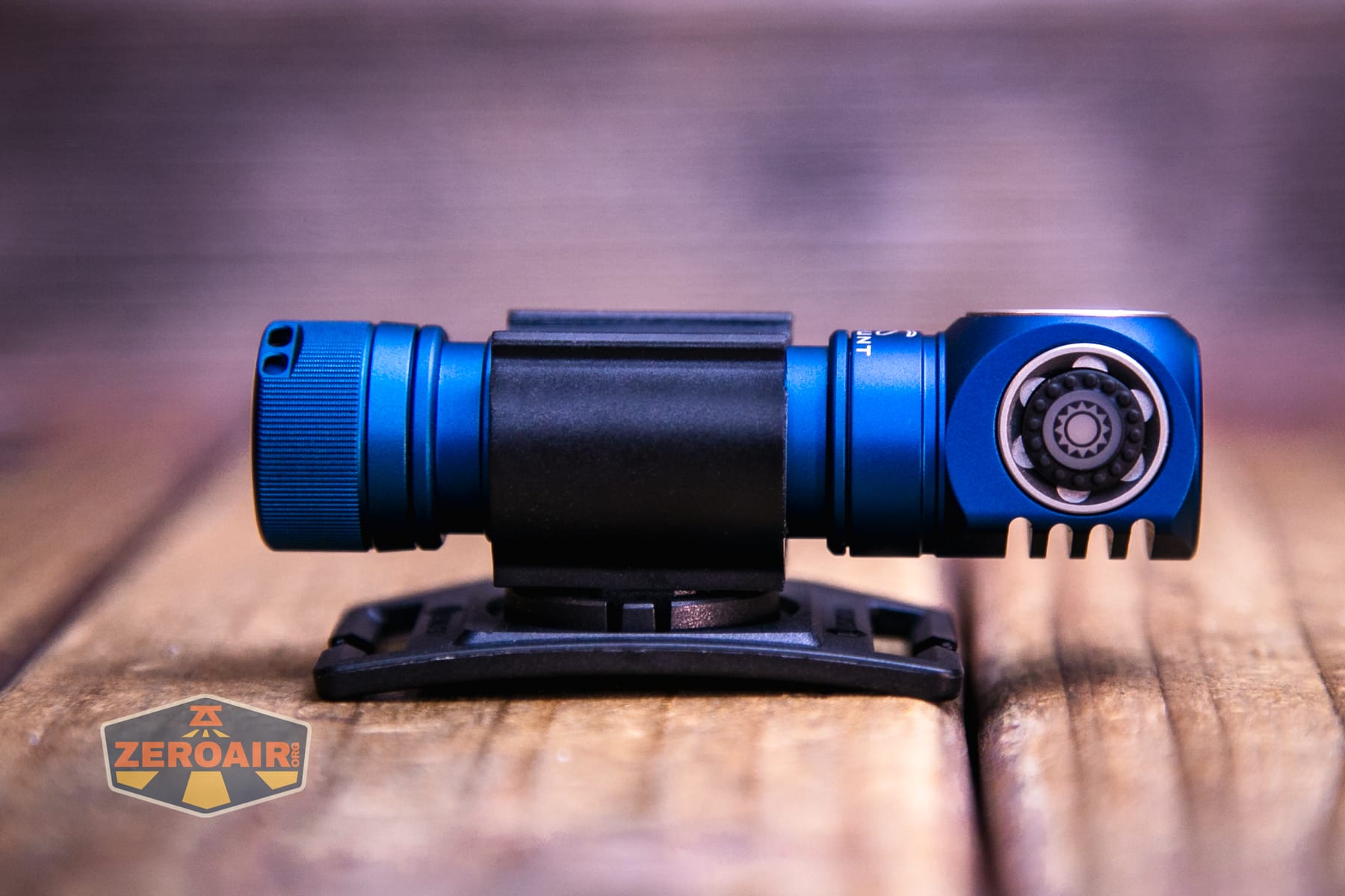 Skilhunt H150V4 3000K headlamp headband attachment in use