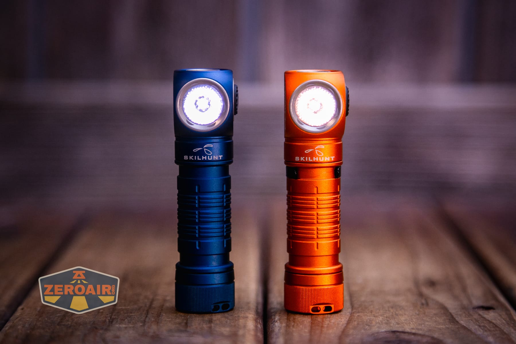 Skilhunt H150V4 3000K headlamp emitters on